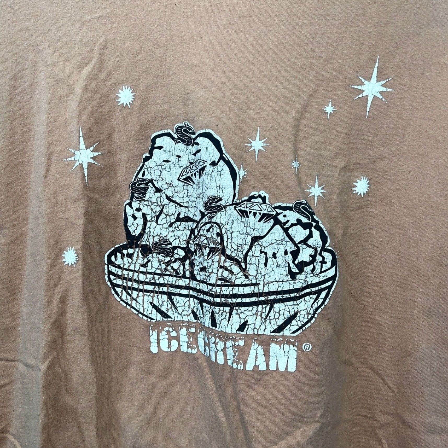 Vintage Icecream Graphic T-Shirt Mens Large Pink Size US L / EU 52-54 / 3 - 2 Thumbnail