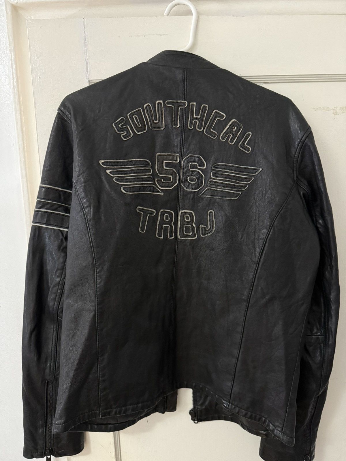 True Religion True Religion Leather Jacket Size US L / EU 52-54 / 3 - 2 Thumbnail