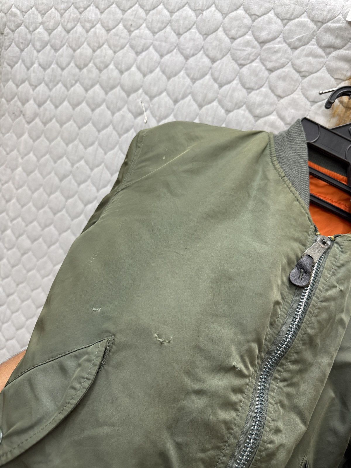 Alpha Industries 🔥🔥🔥ARCHIVE VINTAGE ALPHA INDUSTRIES MA1 BOMBER FLIGHT JACKET Size US L / EU 52-54 / 3 - 14 Thumbnail