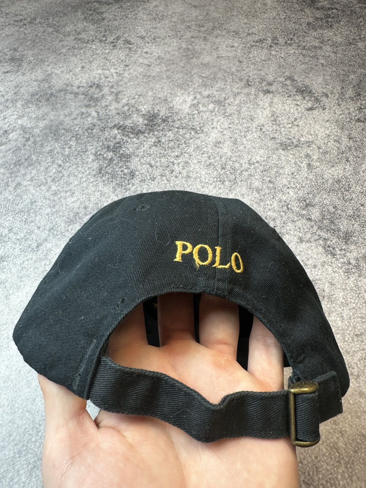 Polo Ralph Lauren × Vintage Vintage Polo Ralph Lauren Navy Cap Streetwear USA 90s logo Size ONE SIZE - 2 Thumbnail