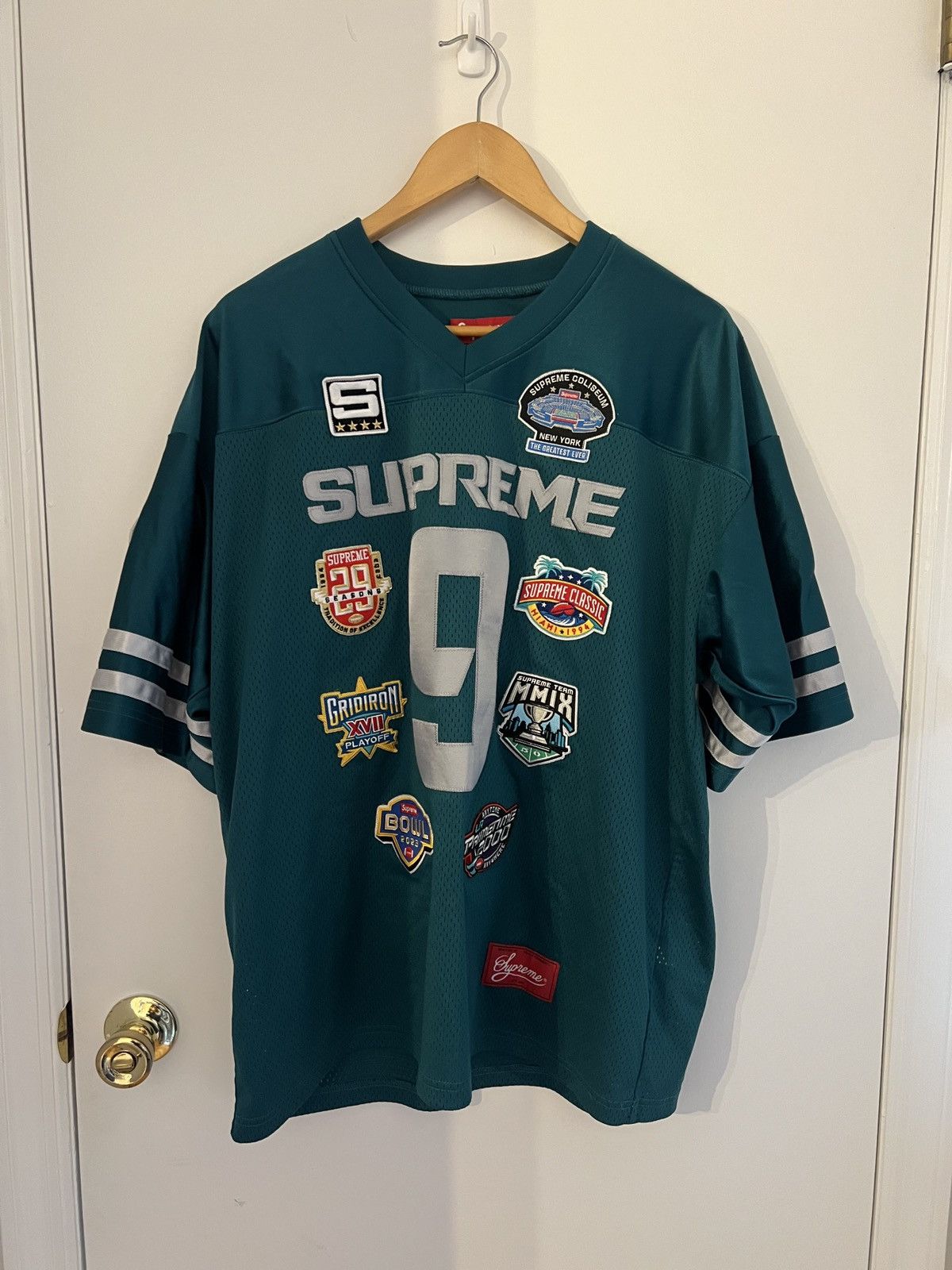SS14 SUPREME CHAMPIONSHIP YEARS FOOTBALL TOP JERSEY WHITE