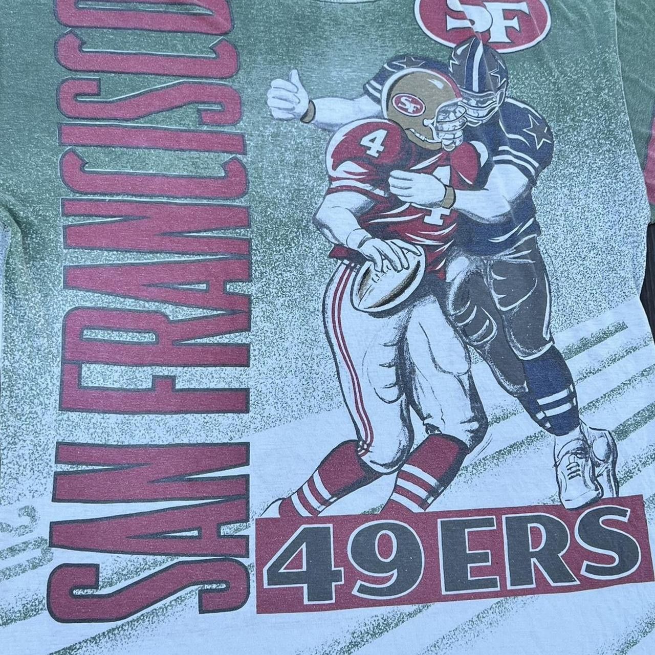 Vintage Vintage 49ERS San Francisco 90s T-shirt Size US XL / EU 56 / 4 - 5 Thumbnail