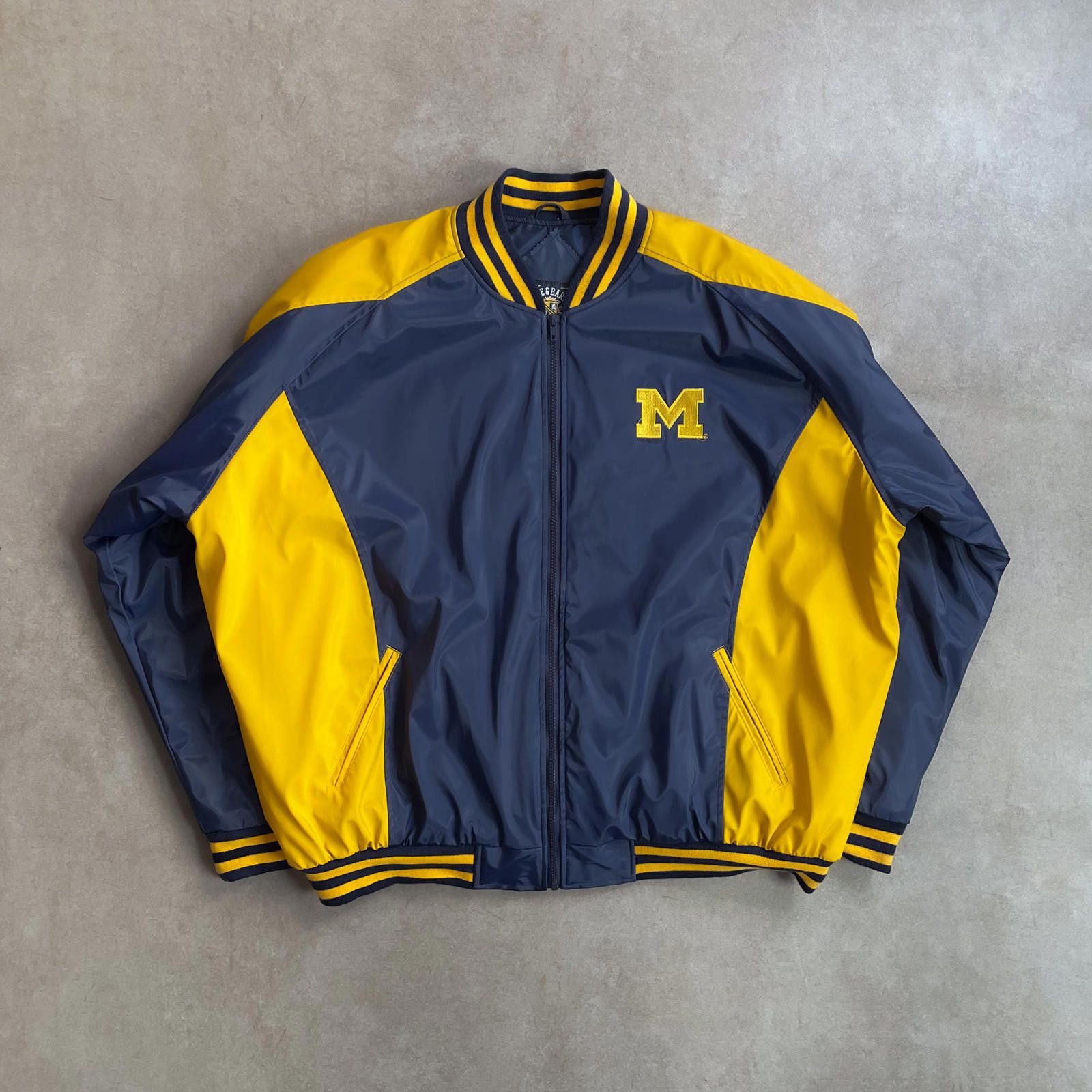 image of Designer 2000S Steve & Barry's Michigan State Wolverines Jacket - 3Xl in Blue, Men's (Size 2XL)