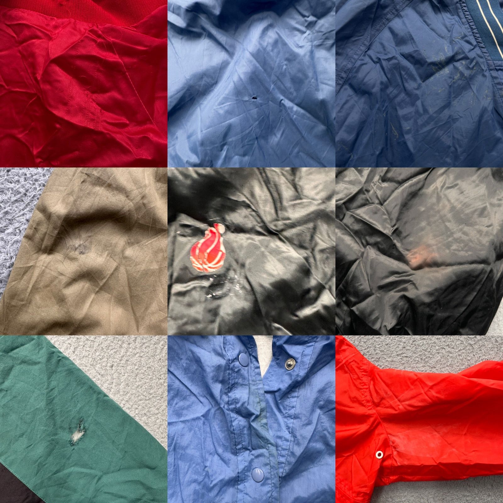 Vintage Lot of 35 Vintage 90s Windbreaker Lightweight Hooded Jackets Size US L / EU 52-54 / 3 - 5 Thumbnail