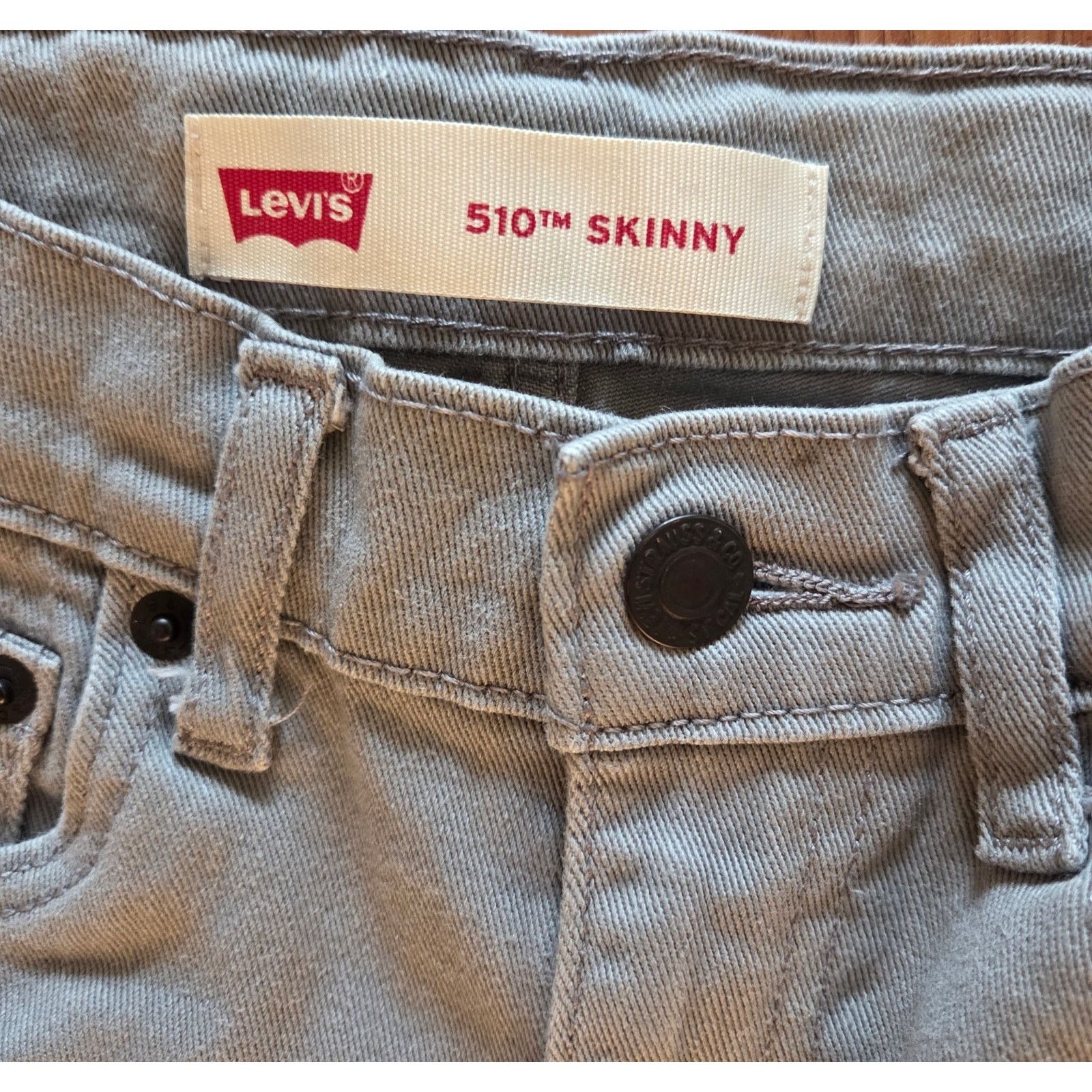 Levi's Levi's 510 Acid Wash Distressed Skinny Jeans - 26x26 Size 26" / US 2 / IT 38 - 4 Thumbnail