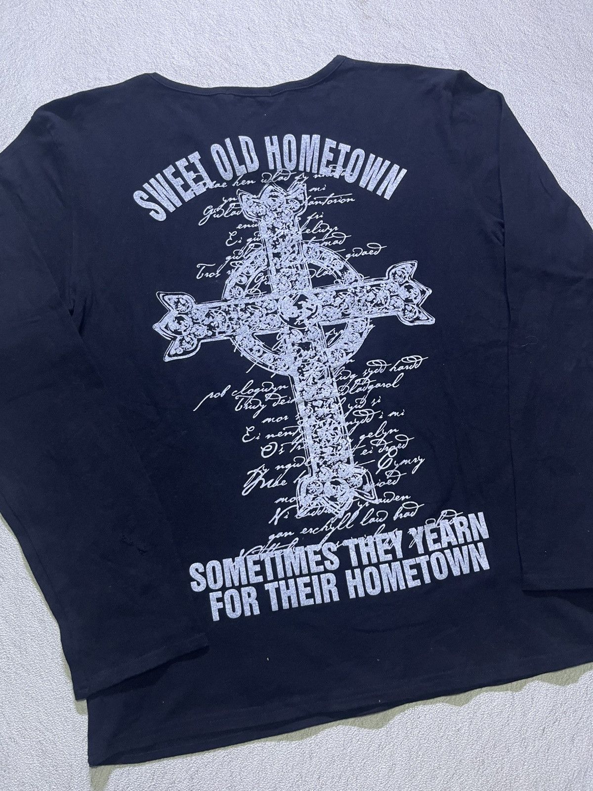 Japanese Brand Y2K HIT CONNECTION long sleeve tshirt cross motif Size US M / EU 48-50 / 2 - 2 Thumbnail