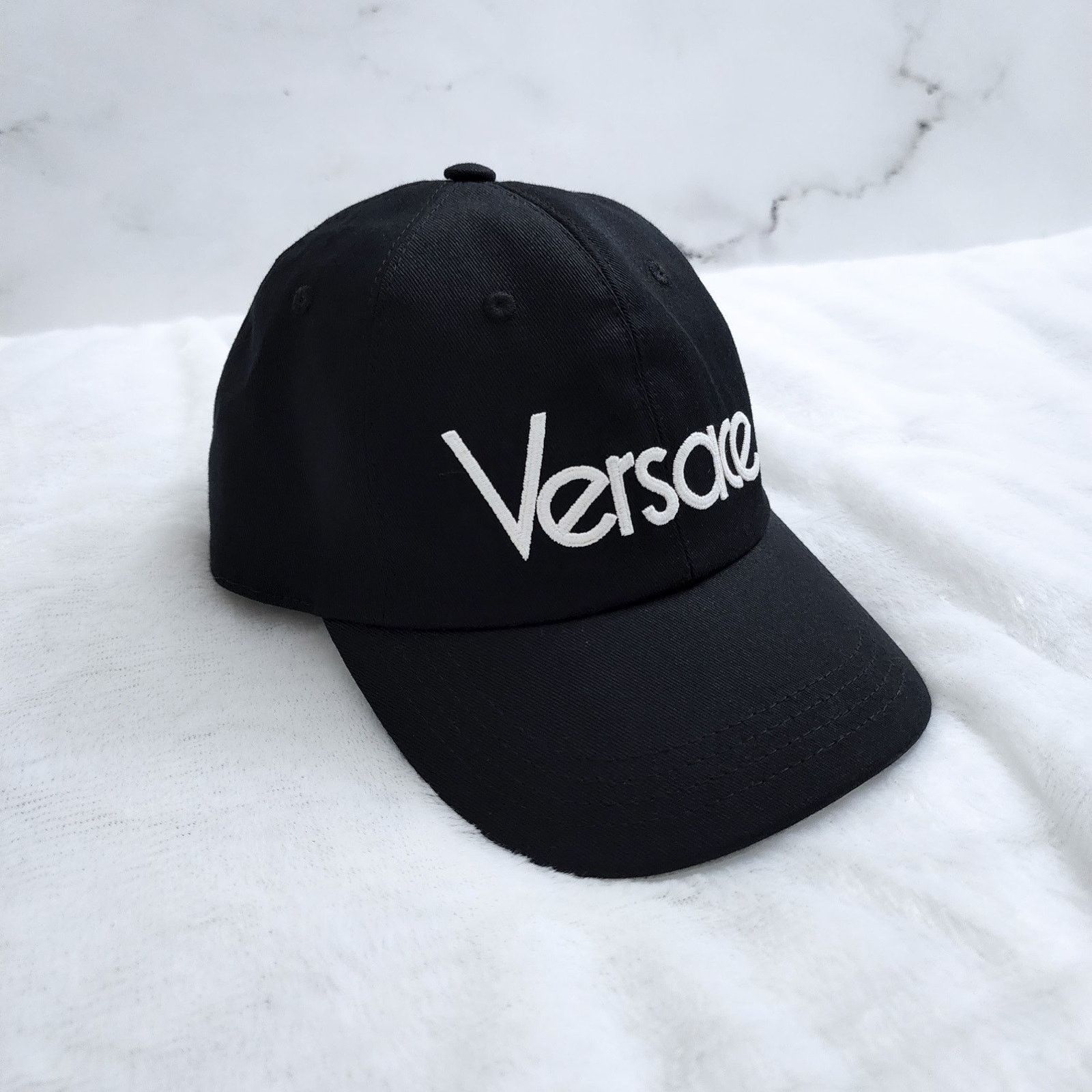 Versace Versace Vintage Logo Baseball Cap Black | Size M | MSRP $360 Size ONE SIZE - 5 Thumbnail