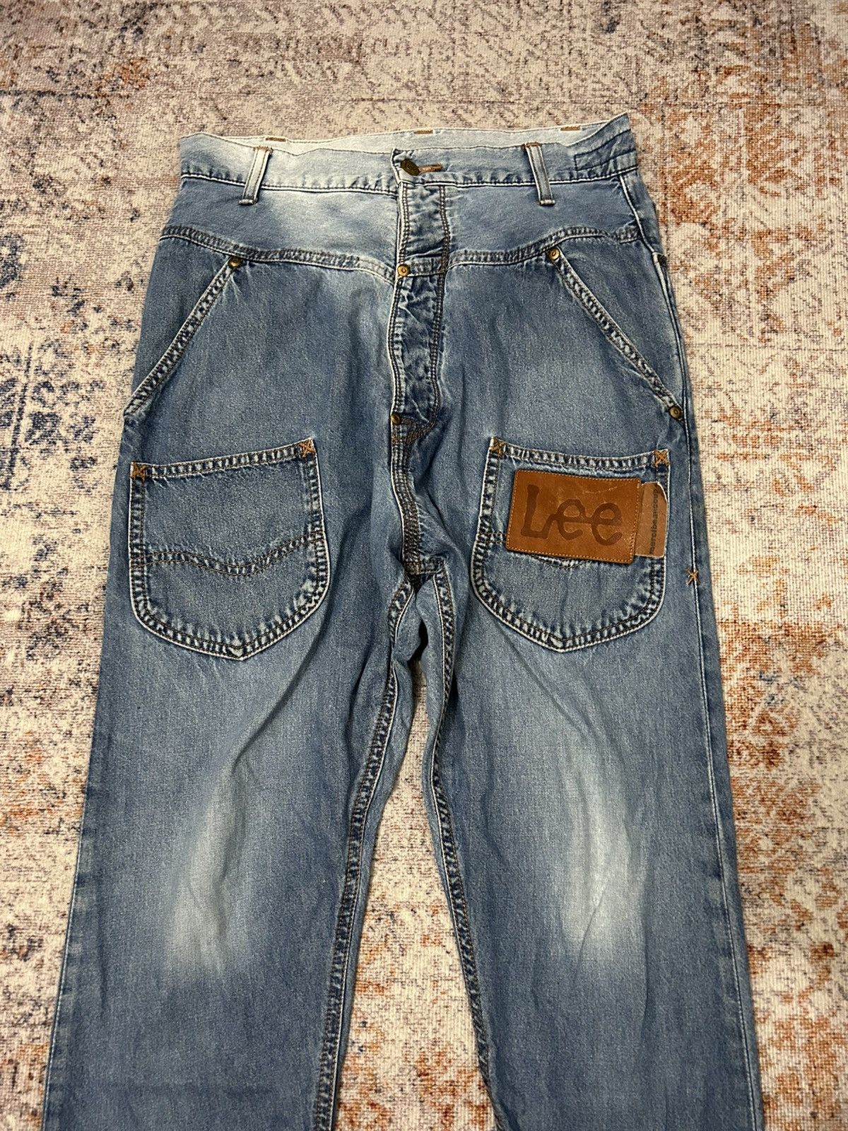 Issey Miyake × Lee Mercibeaucoup X Lee By Issey Miyake High Rise Pants Size US 30 / EU 46 - 5 Thumbnail
