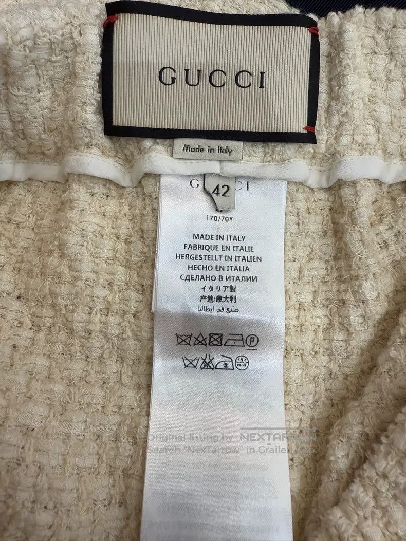 Gucci Gucci Milky white tweed skirt Size 27" / US 4 / IT 40 - 3 Thumbnail