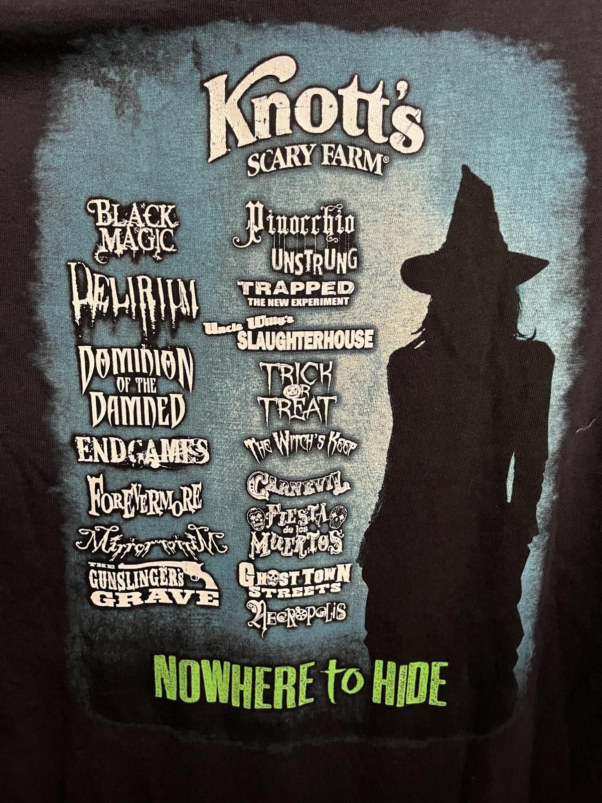 Delta Knott's Scary Farm 2013 T-shirt - Knotts Berry Farm Tee Size US L / EU 52-54 / 3 - 5 Thumbnail