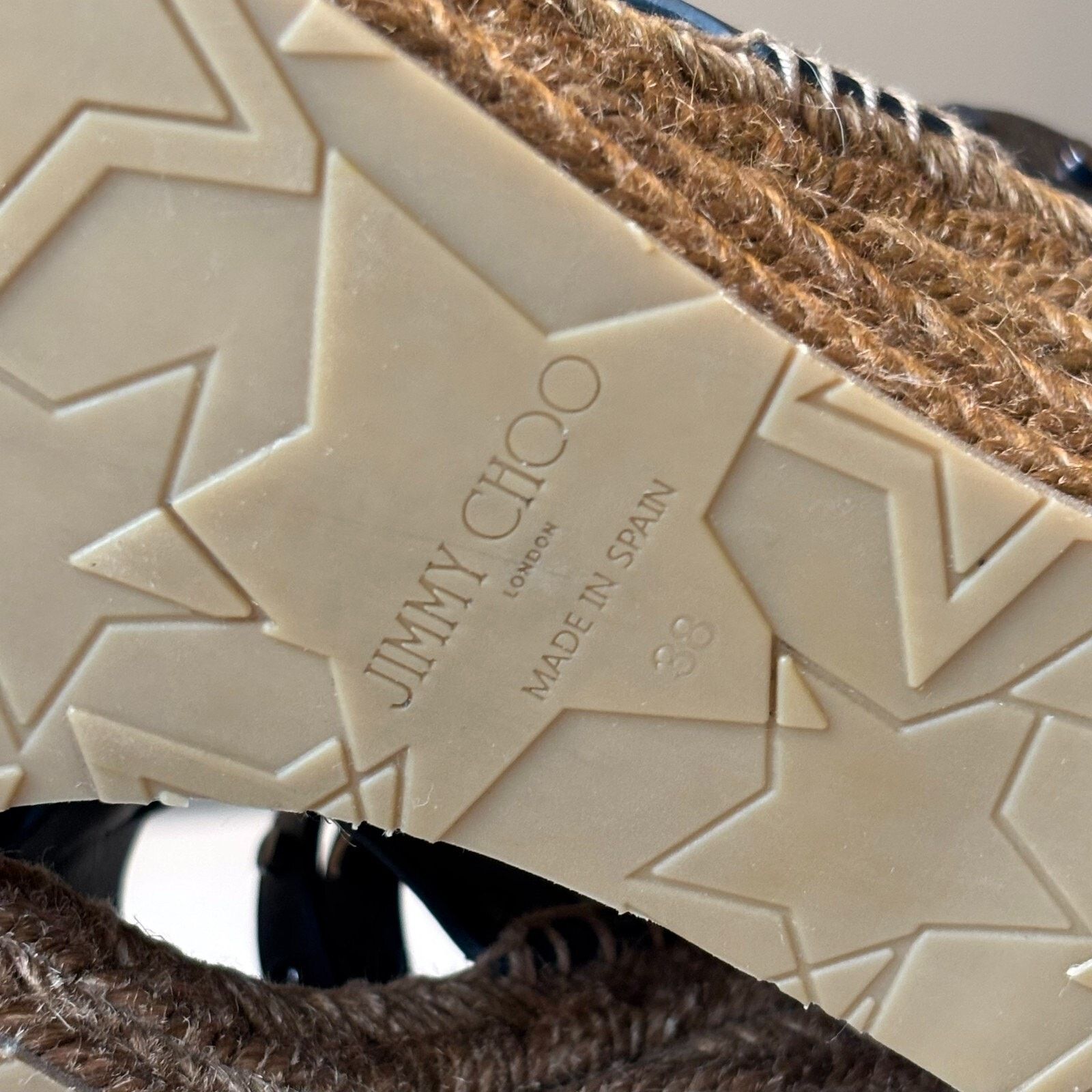 Jimmy Choo Jimmy Choo Raffia Stud Danica Wedge Sandals US Size 8 EU 38 Size US 8 / IT 38 - 11 Thumbnail