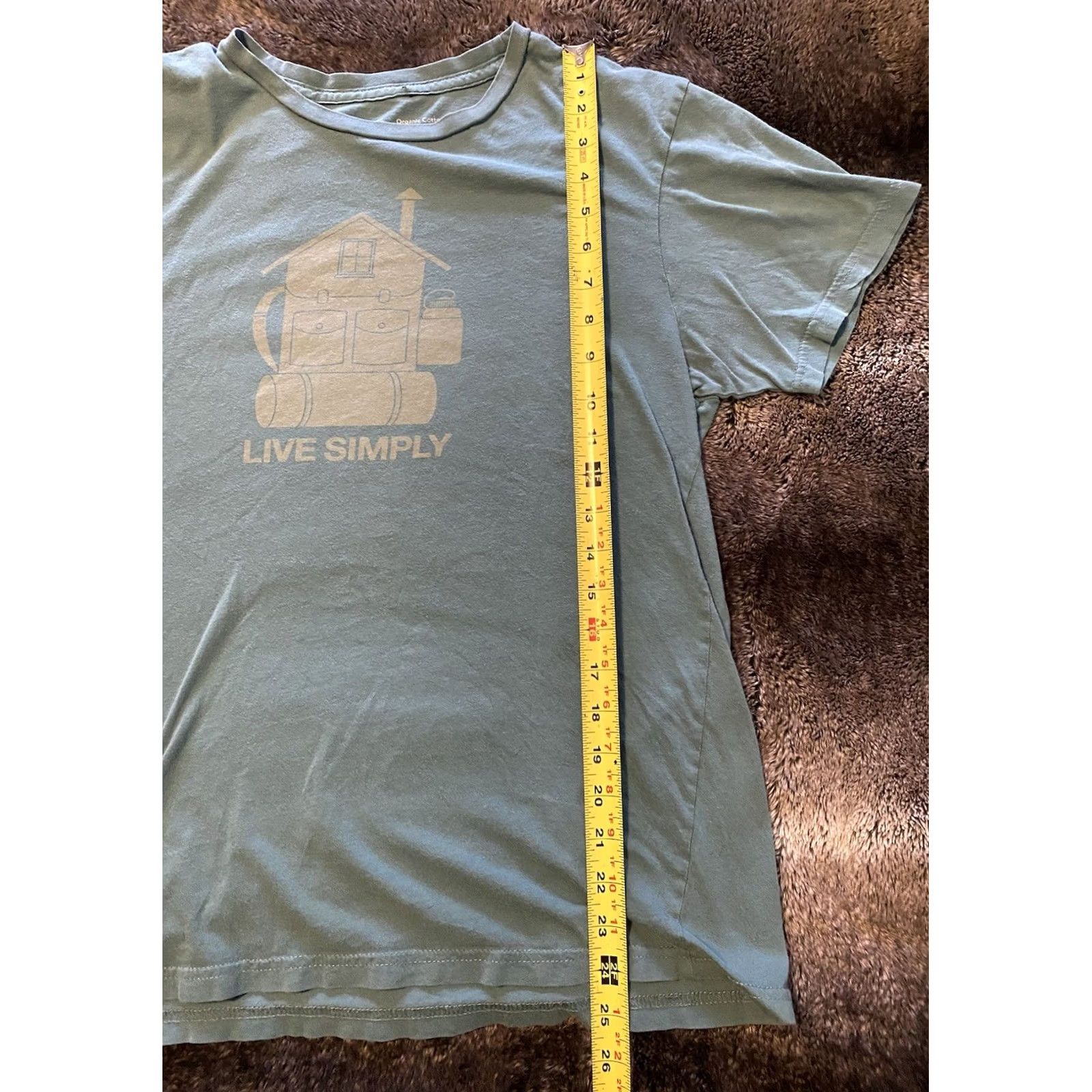 Patagonia Patagonia T-Shirt Womens M Blue Organic Cotton Crew Neck Short Sleeve Live Simply Size M / US 6-8 / IT 42-44 - 5 Thumbnail