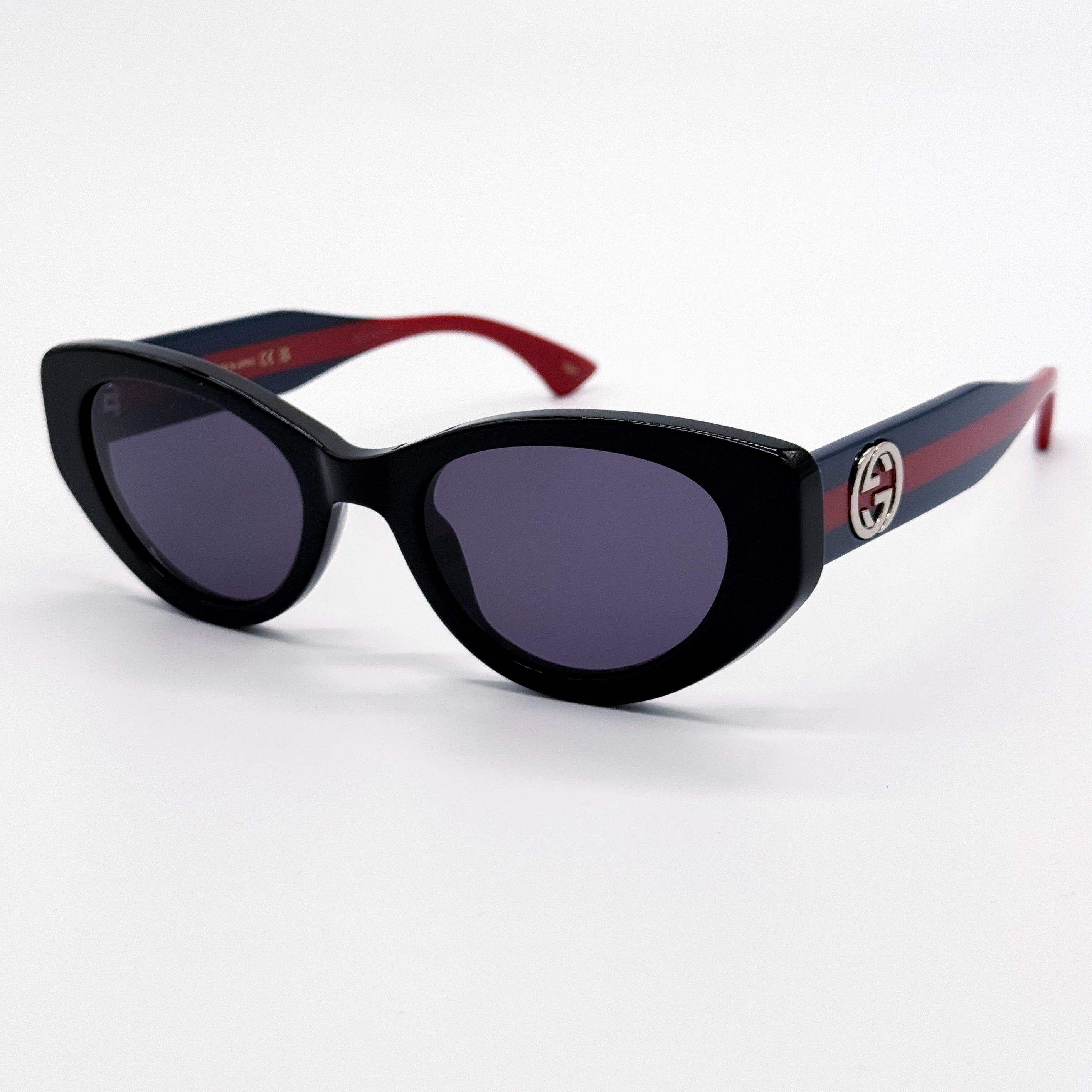 Gucci NEW GUCCI GG1862S 004 CAT EYE BLACK/BLUE WOMEN SUNGLASSES Size ONE SIZE - 2 Thumbnail