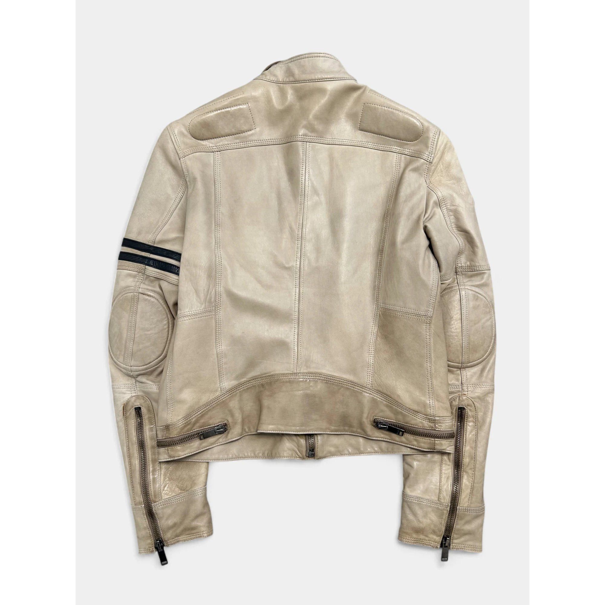 Dolce & Gabbana Dolce & Gabbana 2005 Black Leather Racing Jacket Size US M / EU 48-50 / 2 - 5 Thumbnail