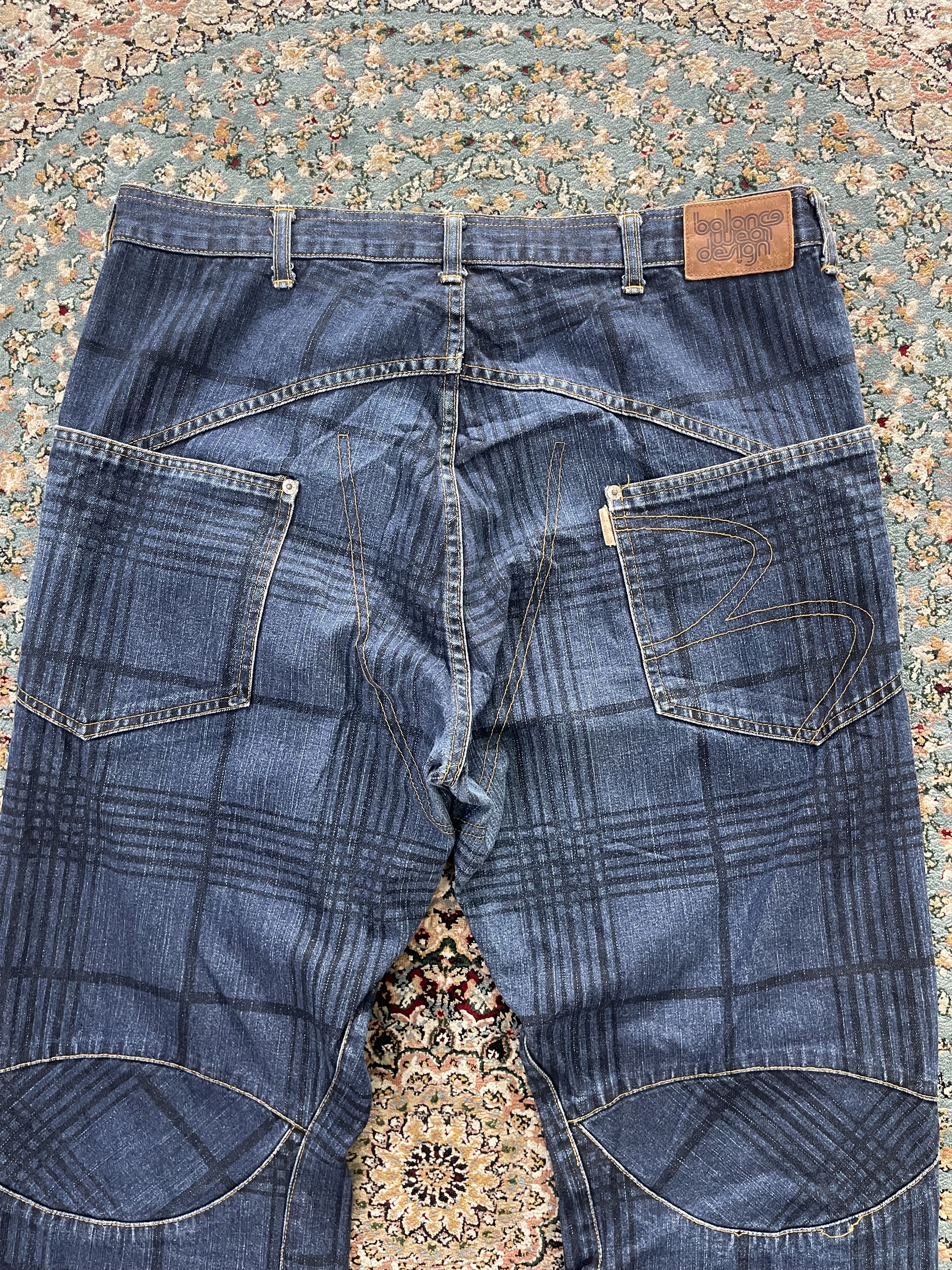 Japanese Brand Balance Wear Design Engineered Jeans Size US 35 - 2 Thumbnail