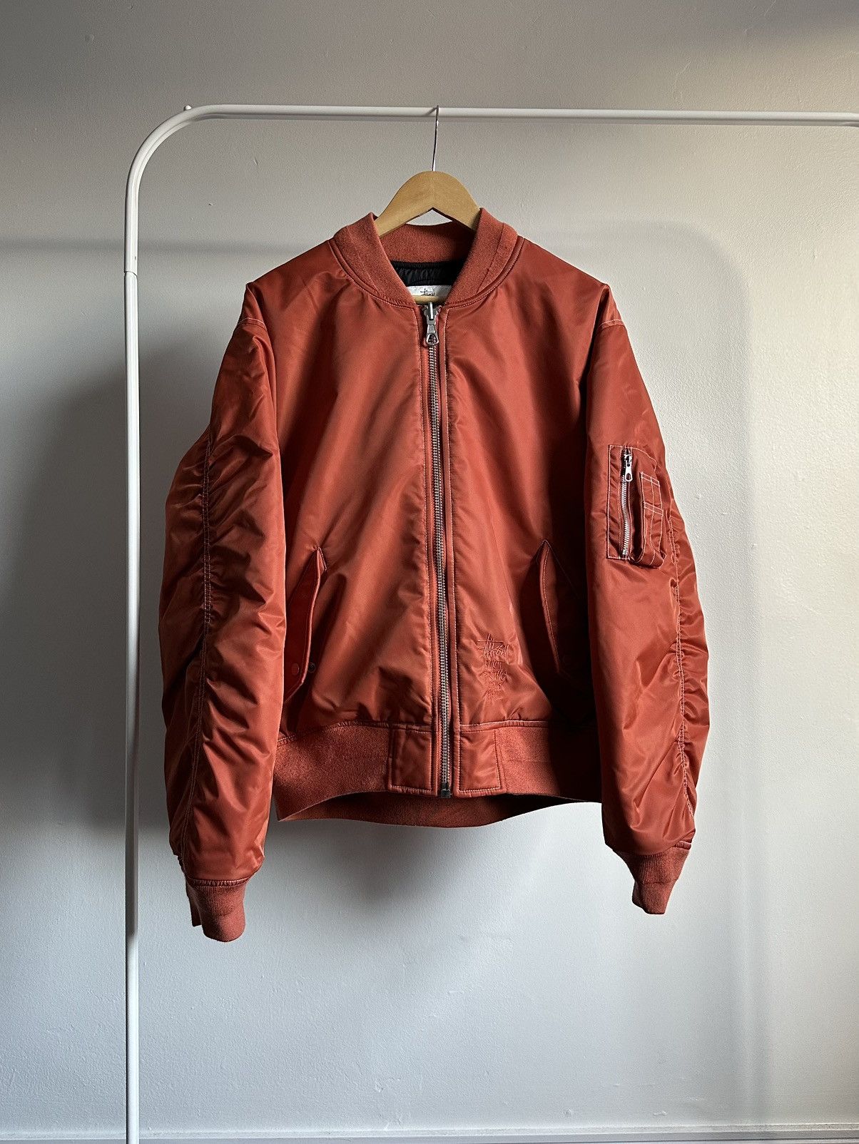 Stussy Stussy Built Reversible Bomber Jacket Navy-Black Large Size US L / EU 52-54 / 3 - 6 Thumbnail