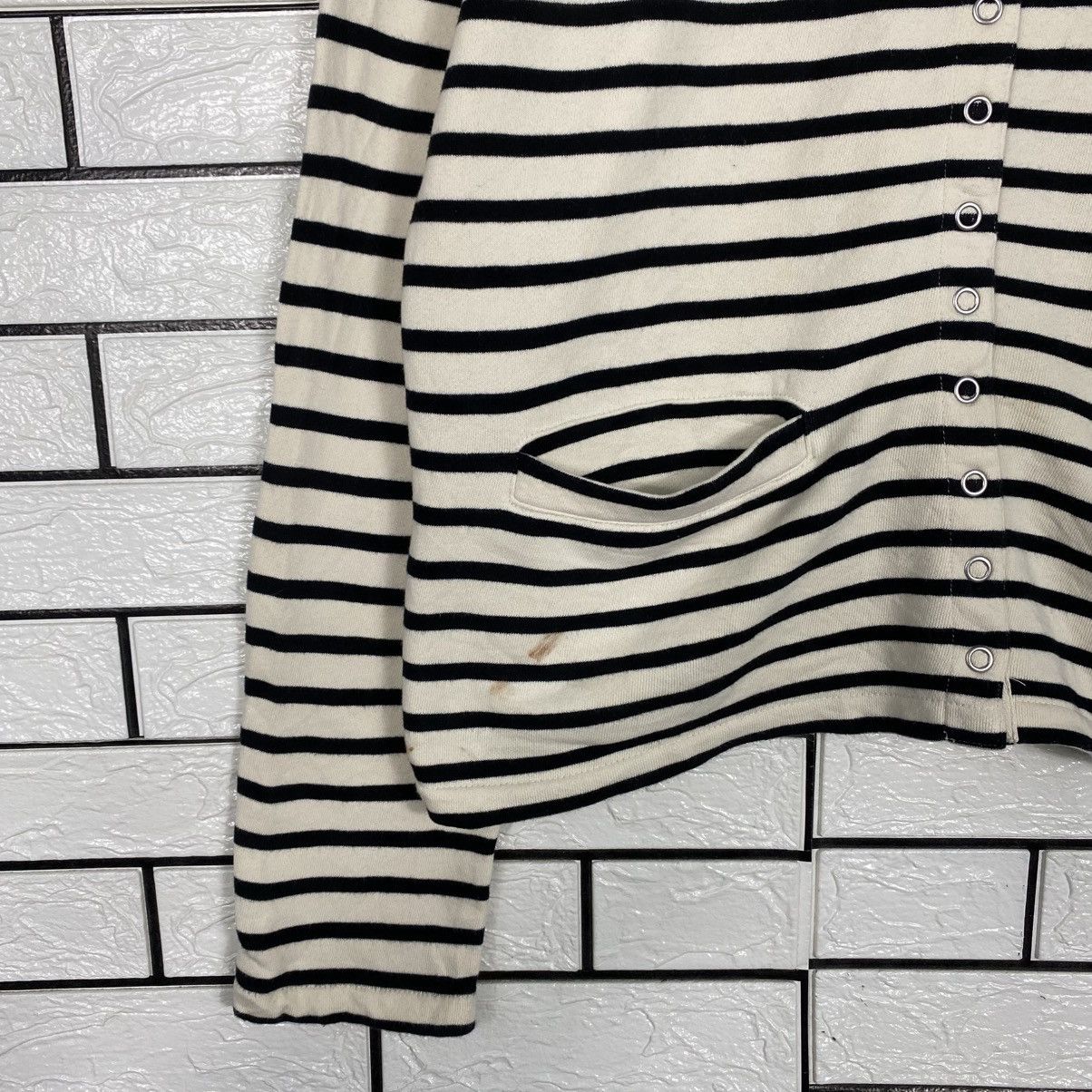 Japanese Brand 📌The Fox Collection Snap Button Cardigan Striped Size US M / EU 48-50 / 2 - 5 Thumbnail