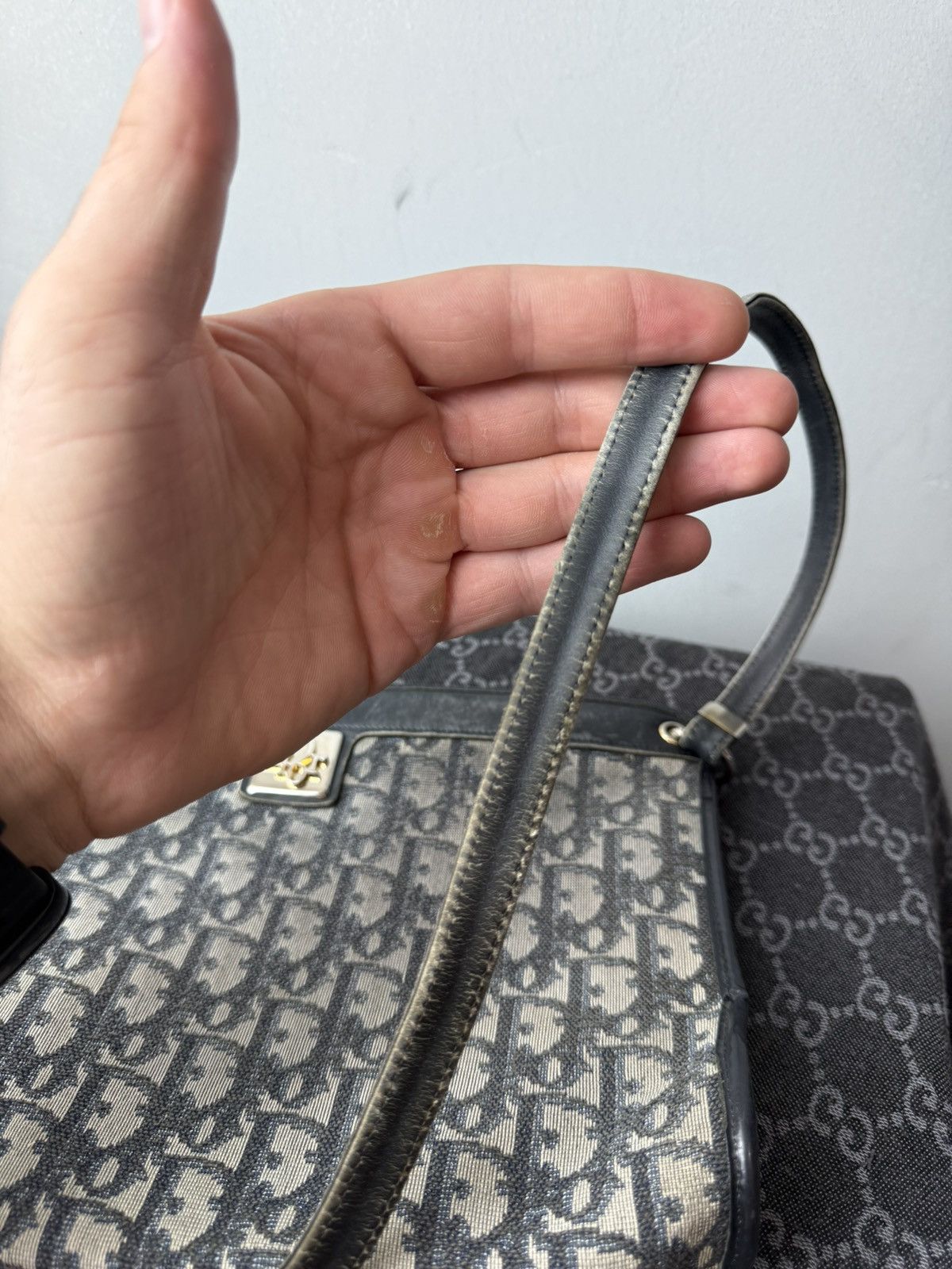 Dior 💥Rare! Vintage Dior Hand Bag Monogram Y2K Archive Size ONE SIZE - 11 Thumbnail