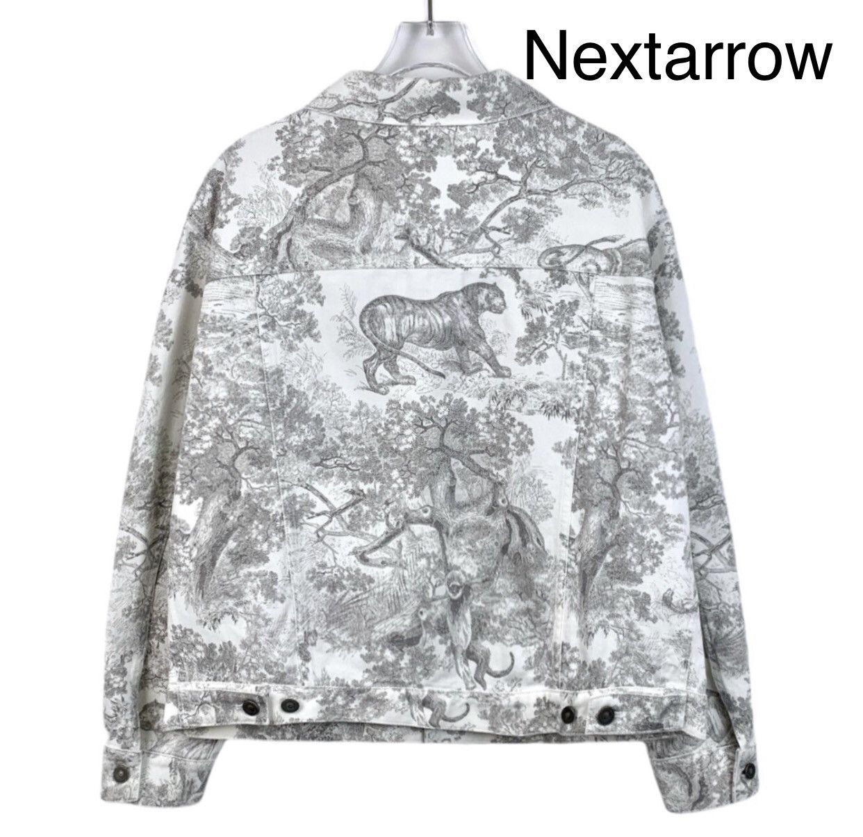 Dior Dior Jungle Animal Collection White Pattern Denim Jacket Size S / US 4 / IT 40 - 2 Thumbnail