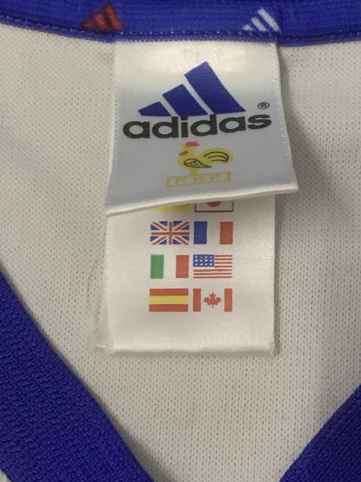 Adidas × Vintage France Euro 2000 Away Jersey Size US L / EU 52-54 / 3 - 5 Thumbnail