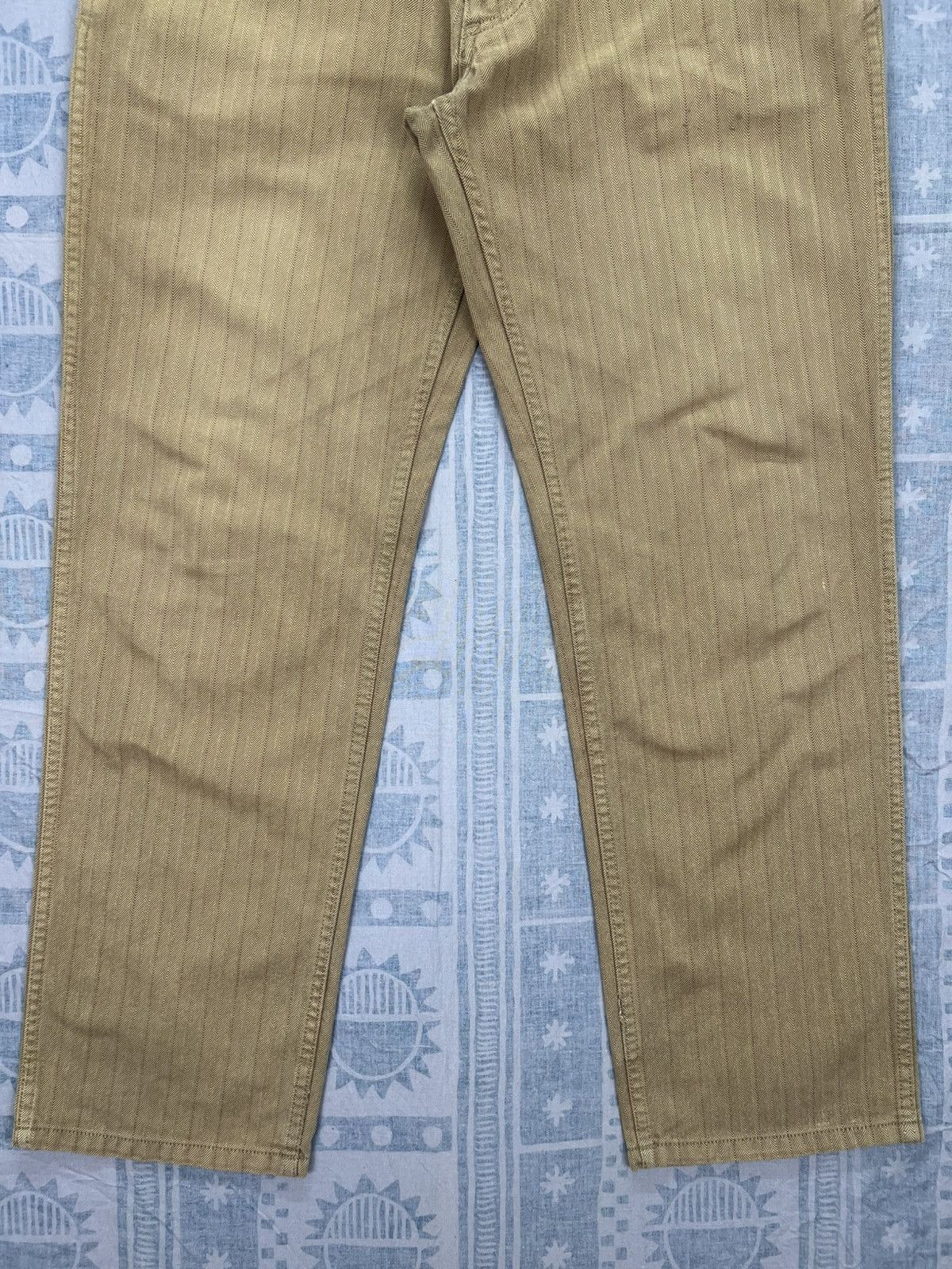 Japanese Brand Inform 02A/W Herringbone Twill Stripes Pant Size US 31 - 7 Thumbnail