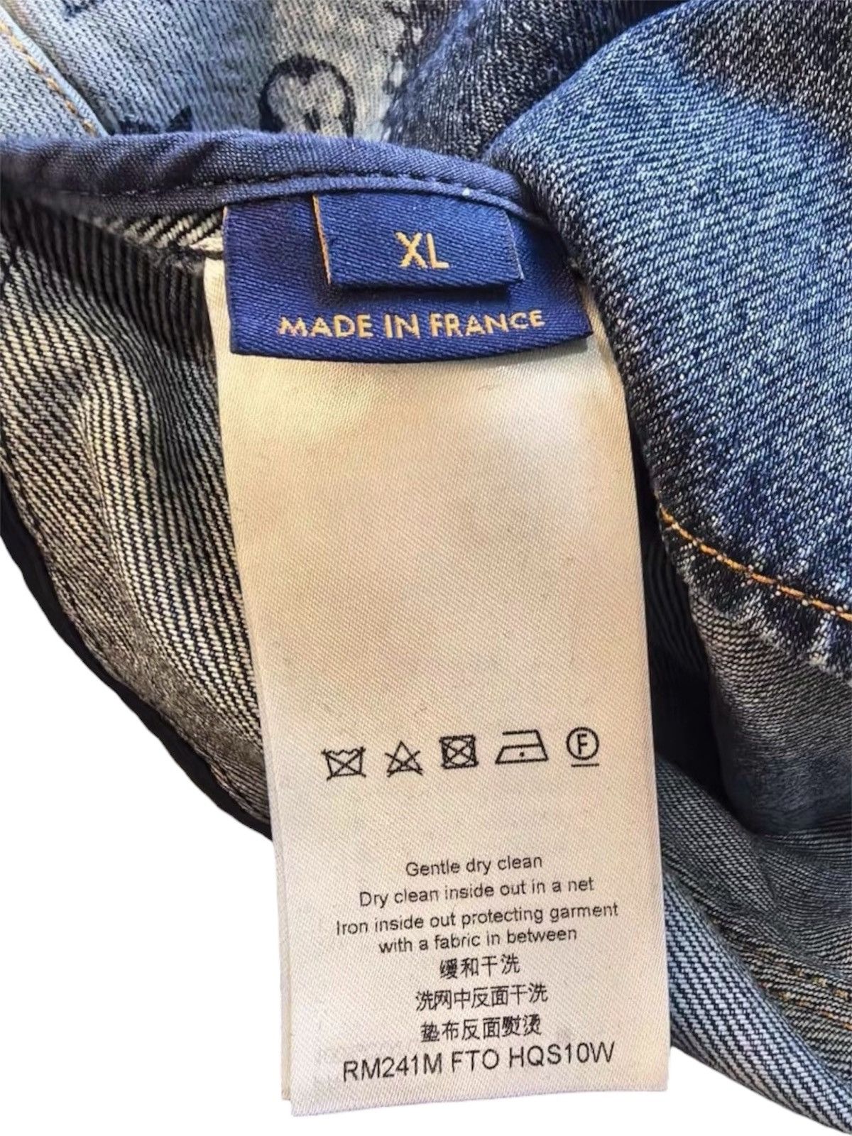 Louis Vuitton Louis Vuitton XL Gradient Monogram Short Sleeves Denim Shirt Size US XL / EU 56 / 4 - 6 Thumbnail