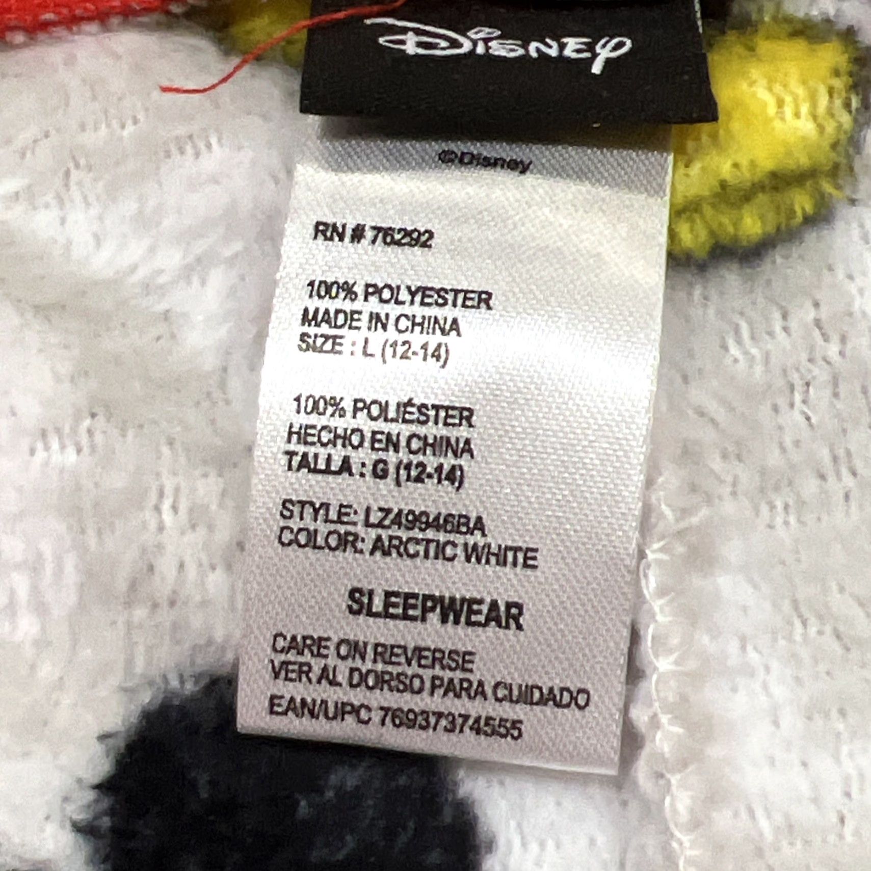 Disney Disney Pants Women’s Large Sleepwear Mickey Mouse Oh Boy Fleece NWT Size 36" / US 14 / IT 50 - 5 Thumbnail