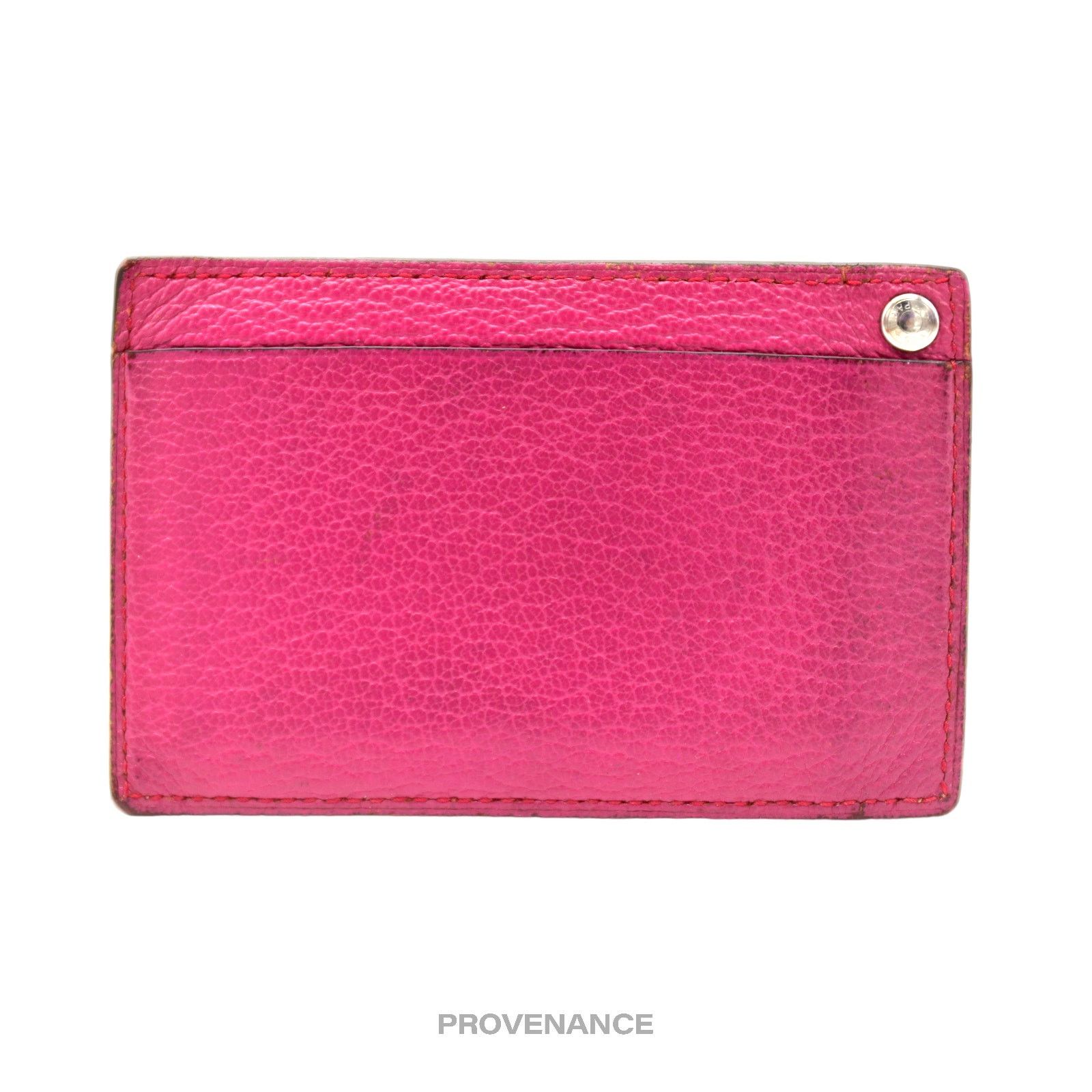 Hermes 🔴 Hermes Sellier Card Holder Wallet - Pink Leather Size ONE SIZE - 3 Thumbnail