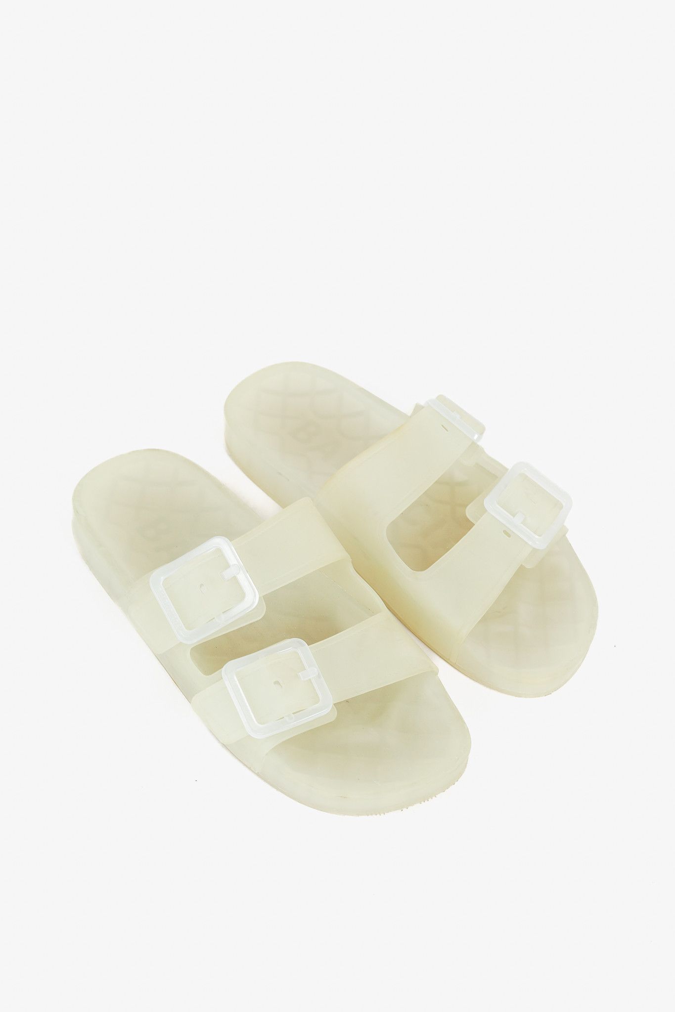 Balenciaga Balenciaga Mallorca Translucent Buckled Jelly Slide Sandals Size US 7.5 / IT 37.5 - 1 Thumbnail