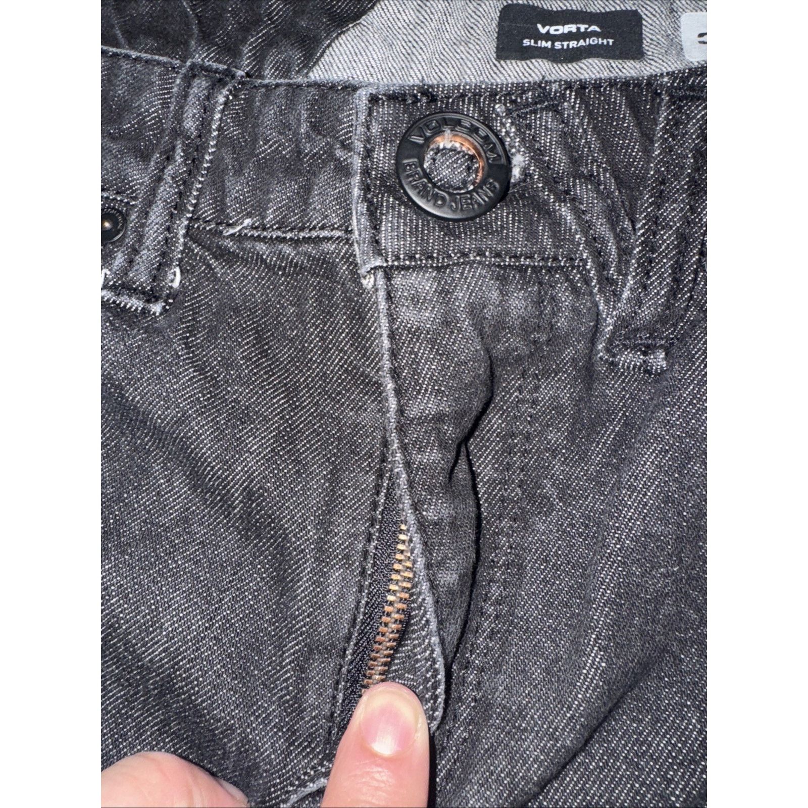 Volcom Volcom Slim Straight Jeans Black Denim 30x31 Skate y2k Size US 30 / EU 46 - 2 Thumbnail