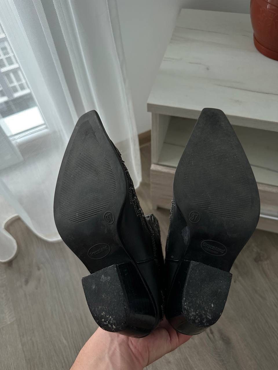 Cowboy Equipment × Vintage Vintage Cowboy Western Black Boots Size US 7 / IT 37 - 13 Thumbnail