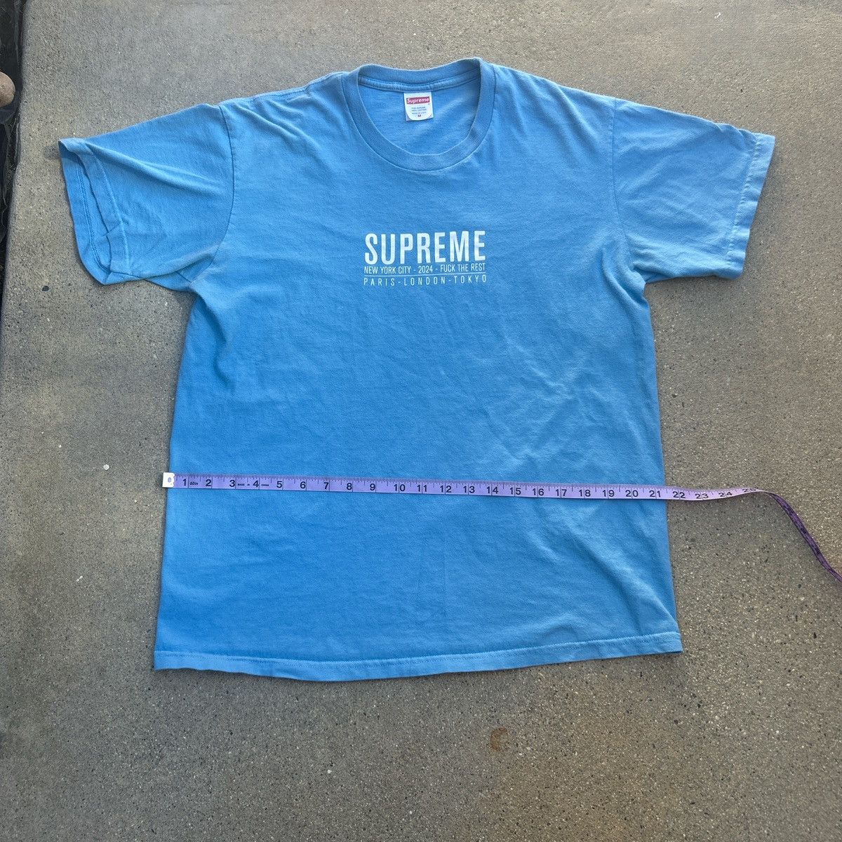 Supreme Blue Paris and London Supreme Shirt Size US M / EU 48-50 / 2 - 2 Thumbnail