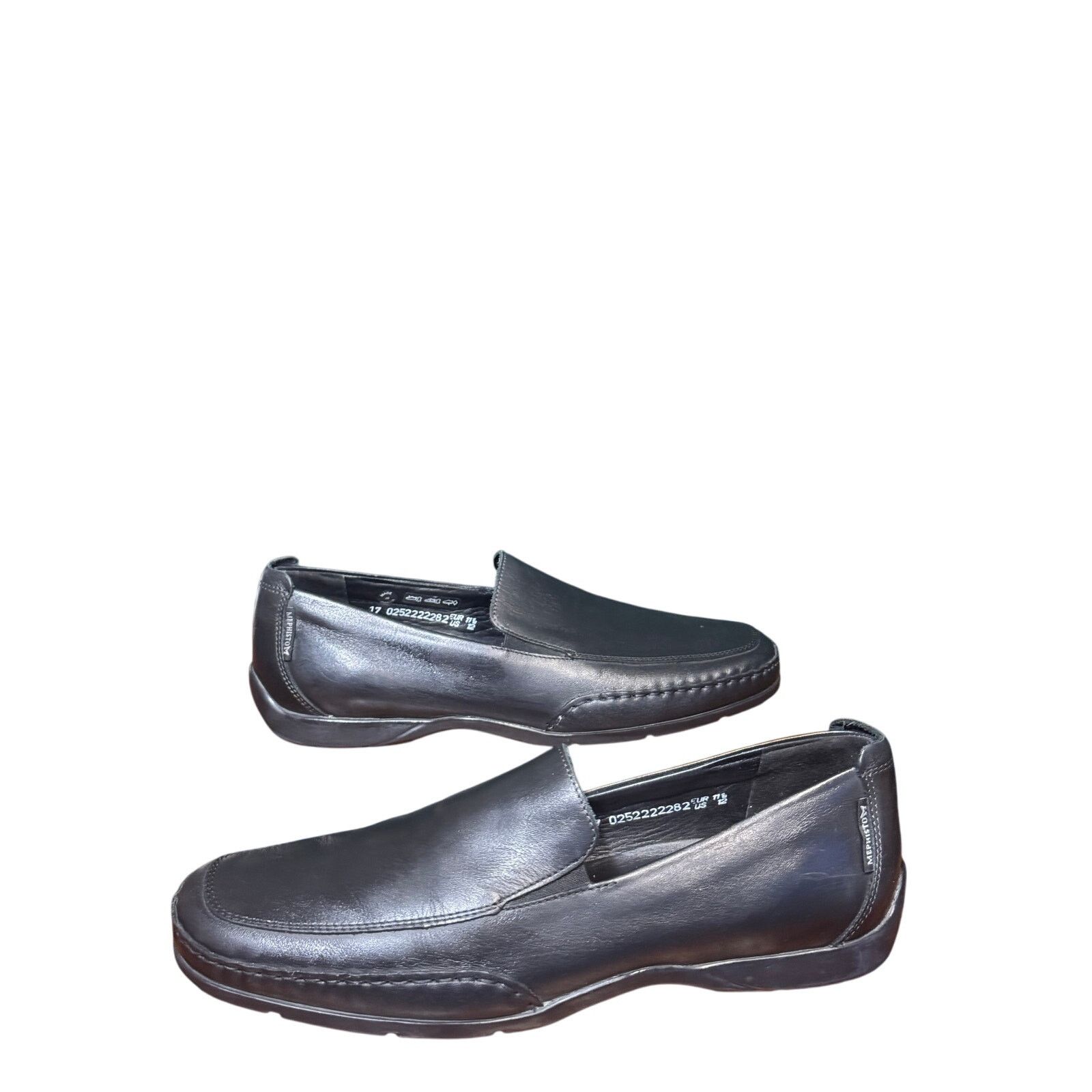 Mephisto Edlef Men\'s Cool Air Black Genuine Leather Slip On Loafers Size 10 Edlef - Mephisto - ShoesRX.com main image 2