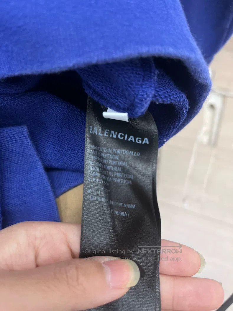 Balenciaga Balenciaga Washed Front and Back Embroidered Sweatshirt Size US L / EU 52-54 / 3 - 5 Thumbnail