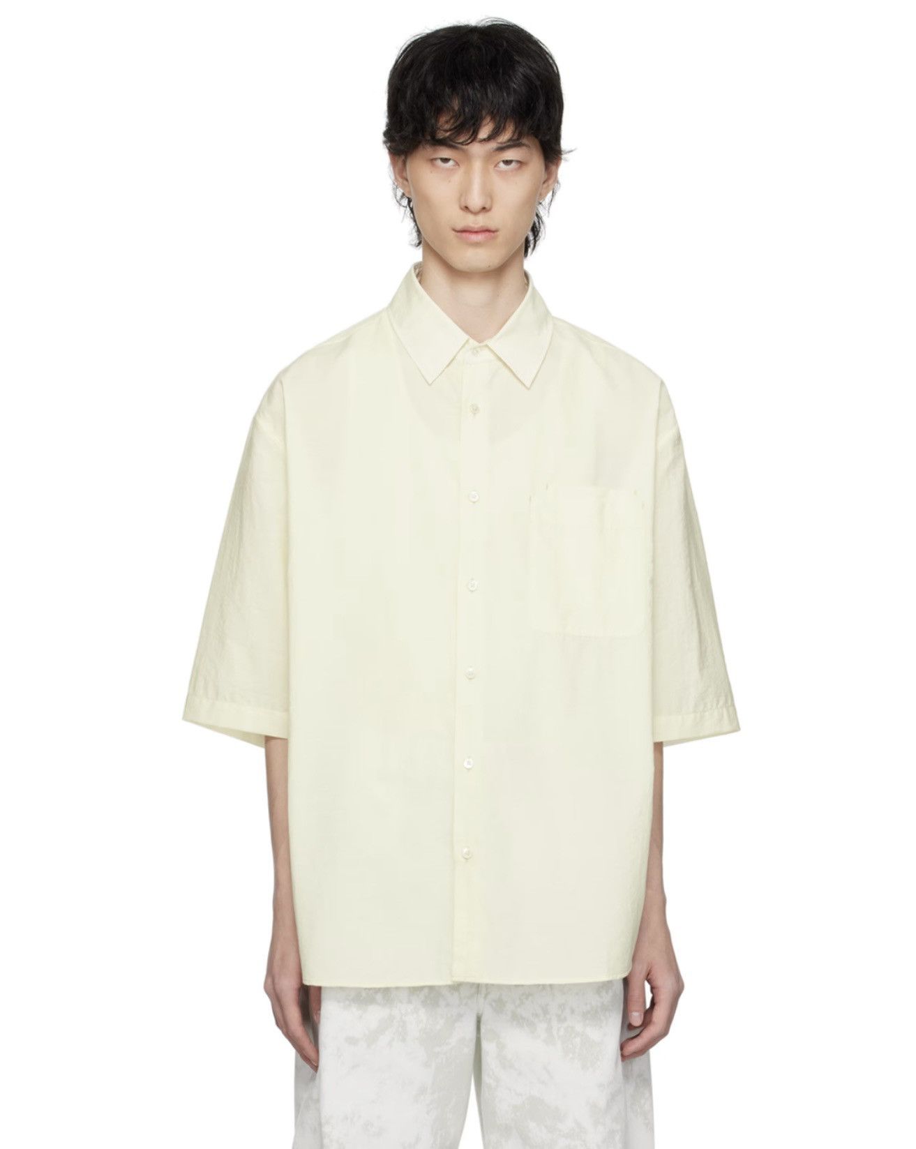 Lemaire Yellow Double Pocket Shirt Size US M / EU 48-50 / 2 - 7 Thumbnail