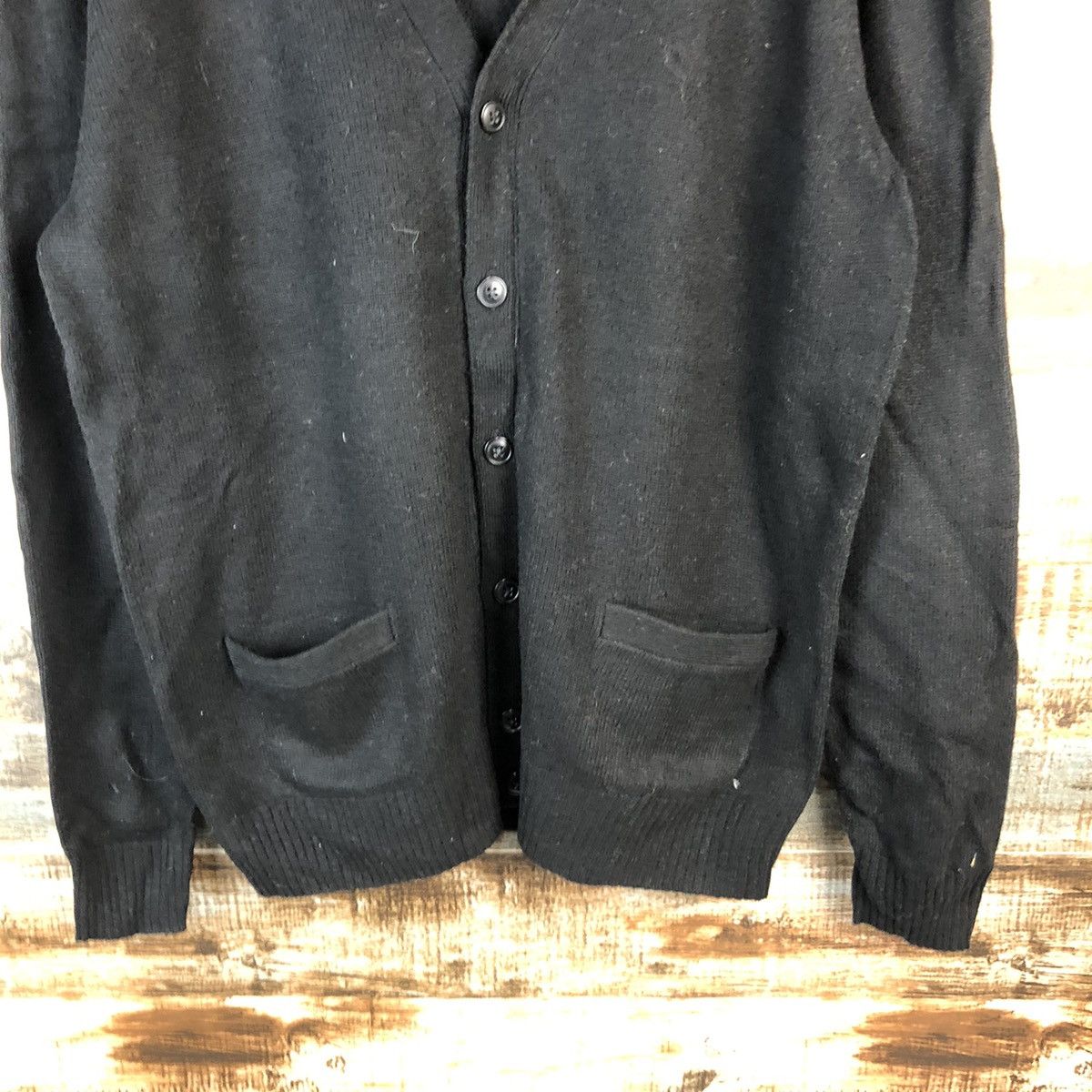 Uniqlo DL Uniqlo Black Mohair Cardigan Knitwear #C439 Size US XL / EU 56 / 4 - 6 Thumbnail