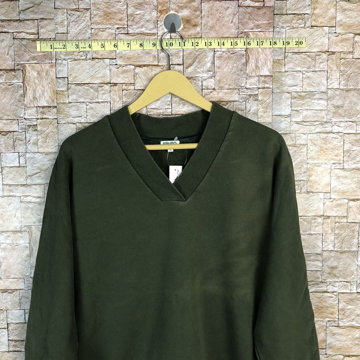Japanese Brand Kenzo Paris Green Sweatshirt #A426 Size US S / EU 44-46 / 1 - 6 Thumbnail