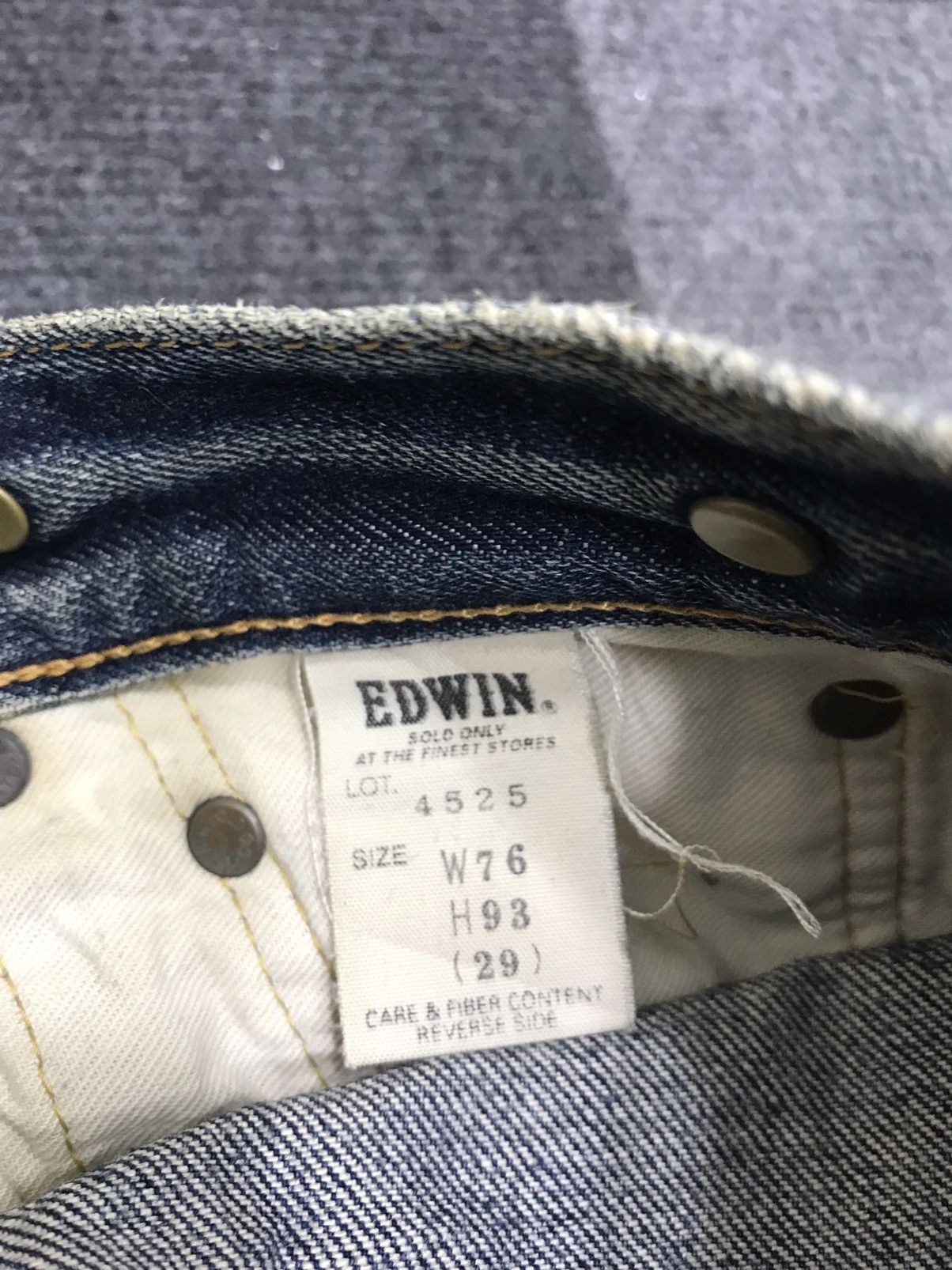 Edwin 💥THRASHED💥RARE EDWIN OVRLL WIDE BAGGY SUSPENDER DENIM F345 Size US 28 / EU 44 - 21 Thumbnail