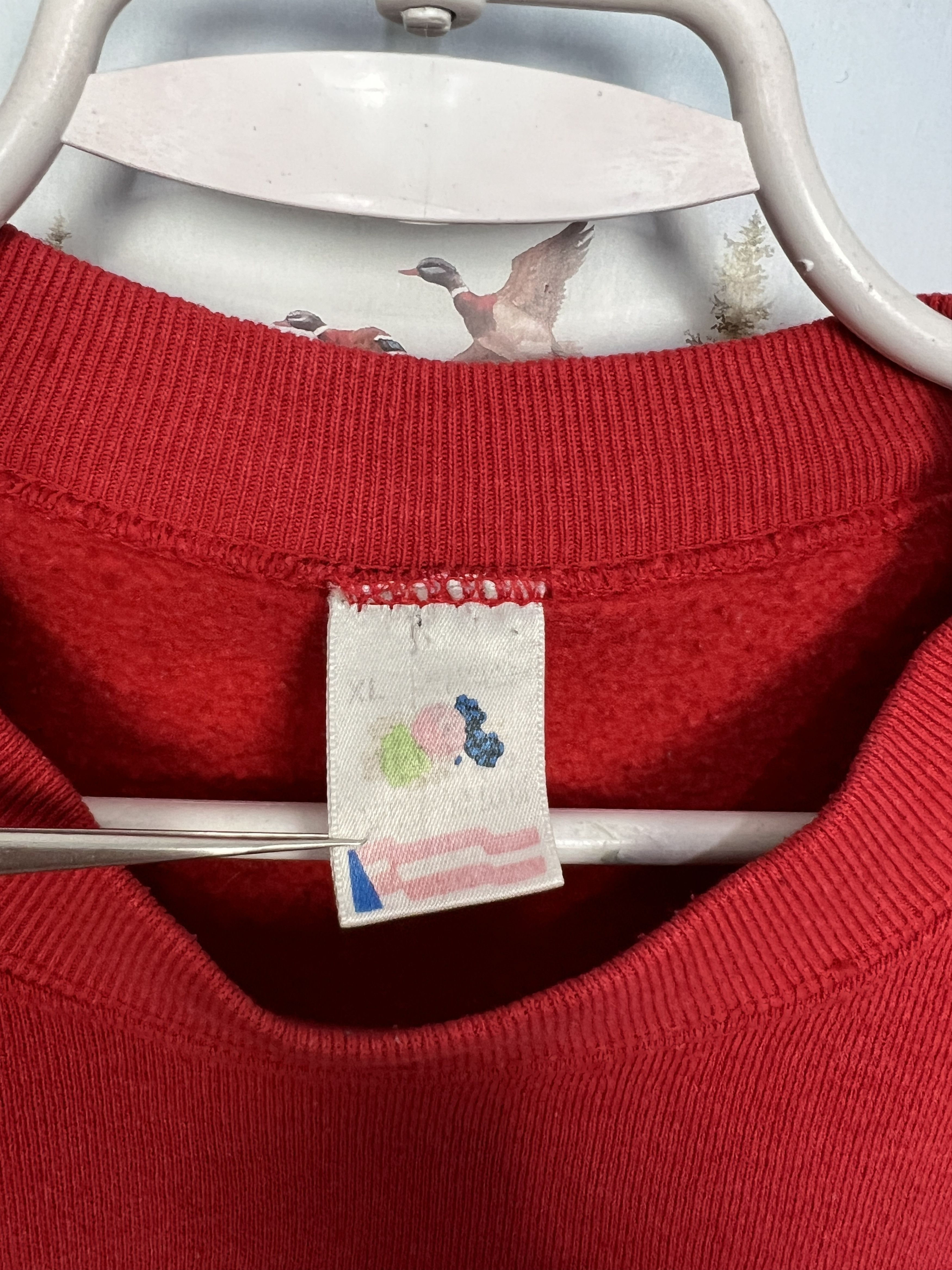 Fruit Of The Loom Indiana Hoosiers Sweatshirt Crewneck University Over Print Size US XL / EU 56 / 4 - 7 Thumbnail