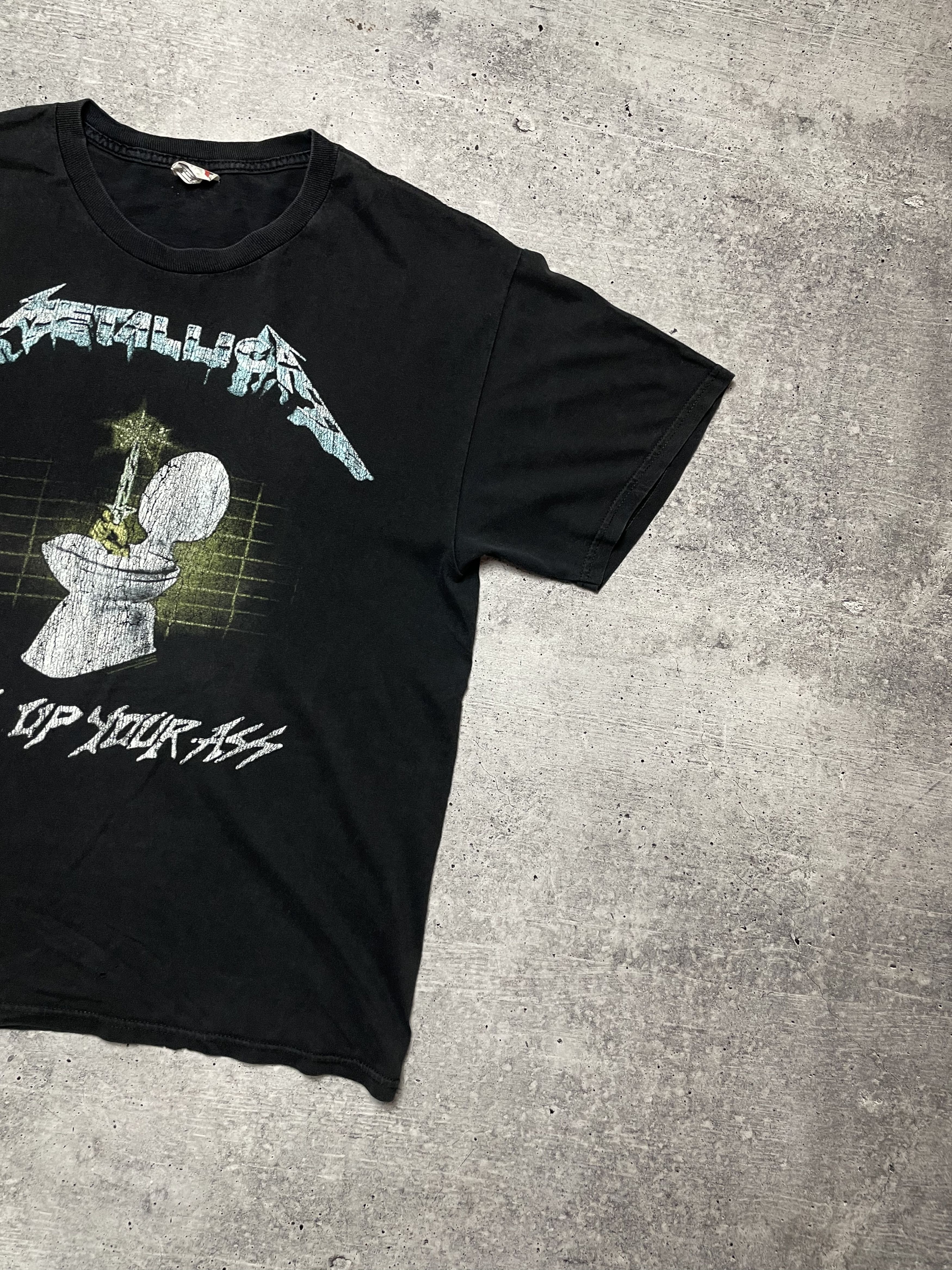 Metallica Vintage Metallica Metal Up Your Ass Tee Alstyle Tag L Size US L / EU 52-54 / 3 - 5 Thumbnail