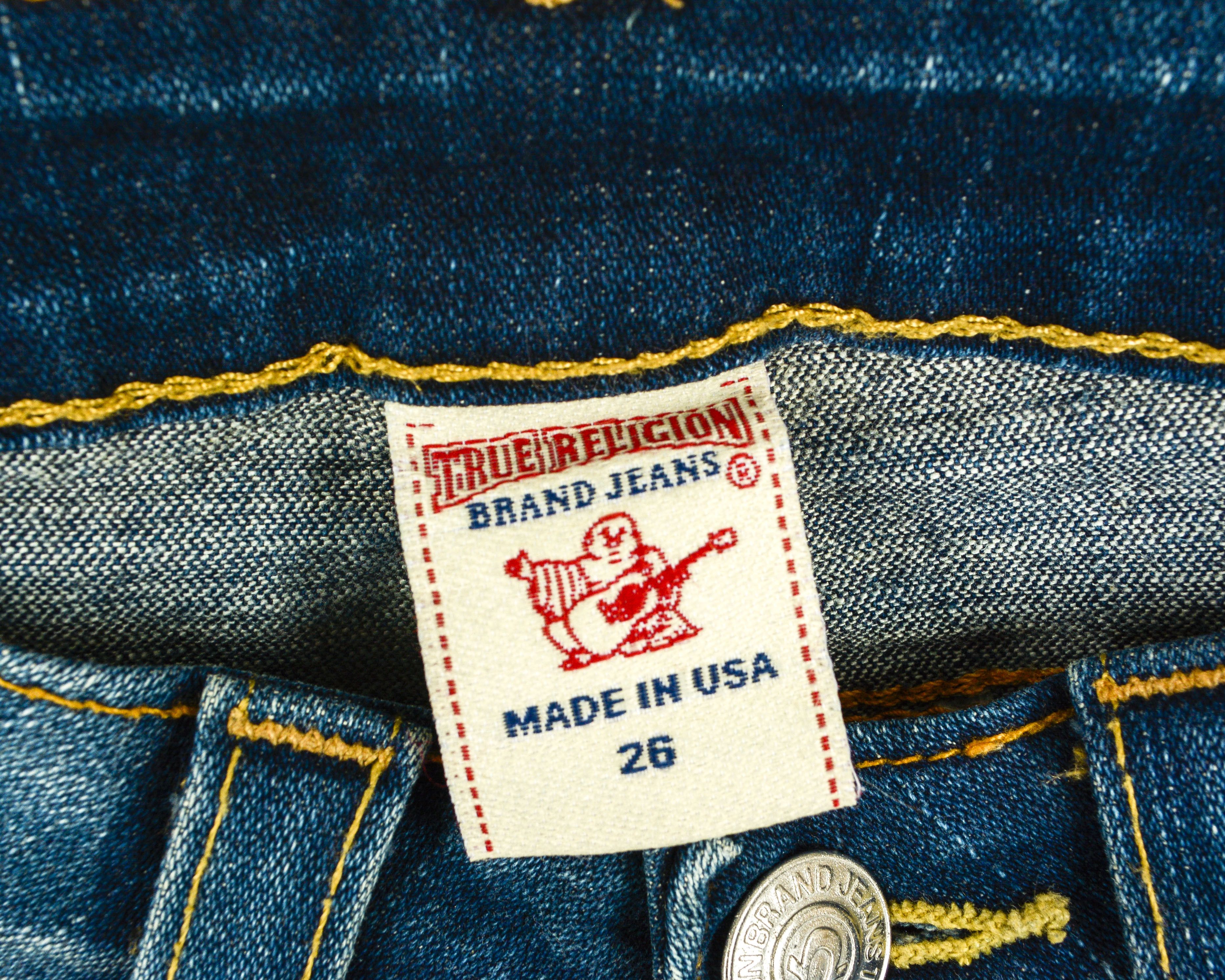 True Religion Stella QT Womens W26 L32 Slim Skinny Jeans Denim Pants Size 26" / US 2 / IT 38 - 3 Thumbnail