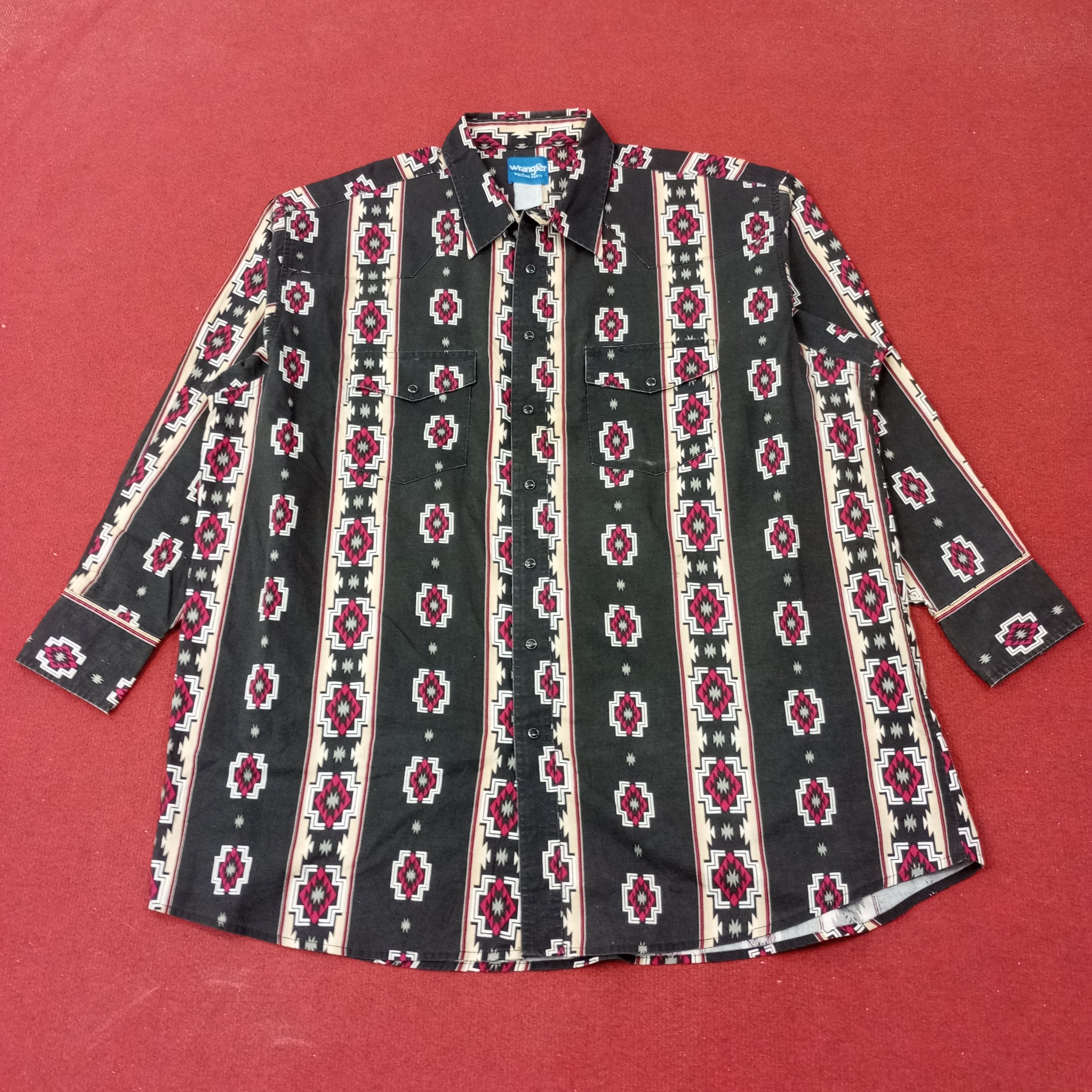 Wrangler Wrangler Western Shirts Classic Style c223n5 Size US XXL / EU 58 / 5 - 1 Thumbnail