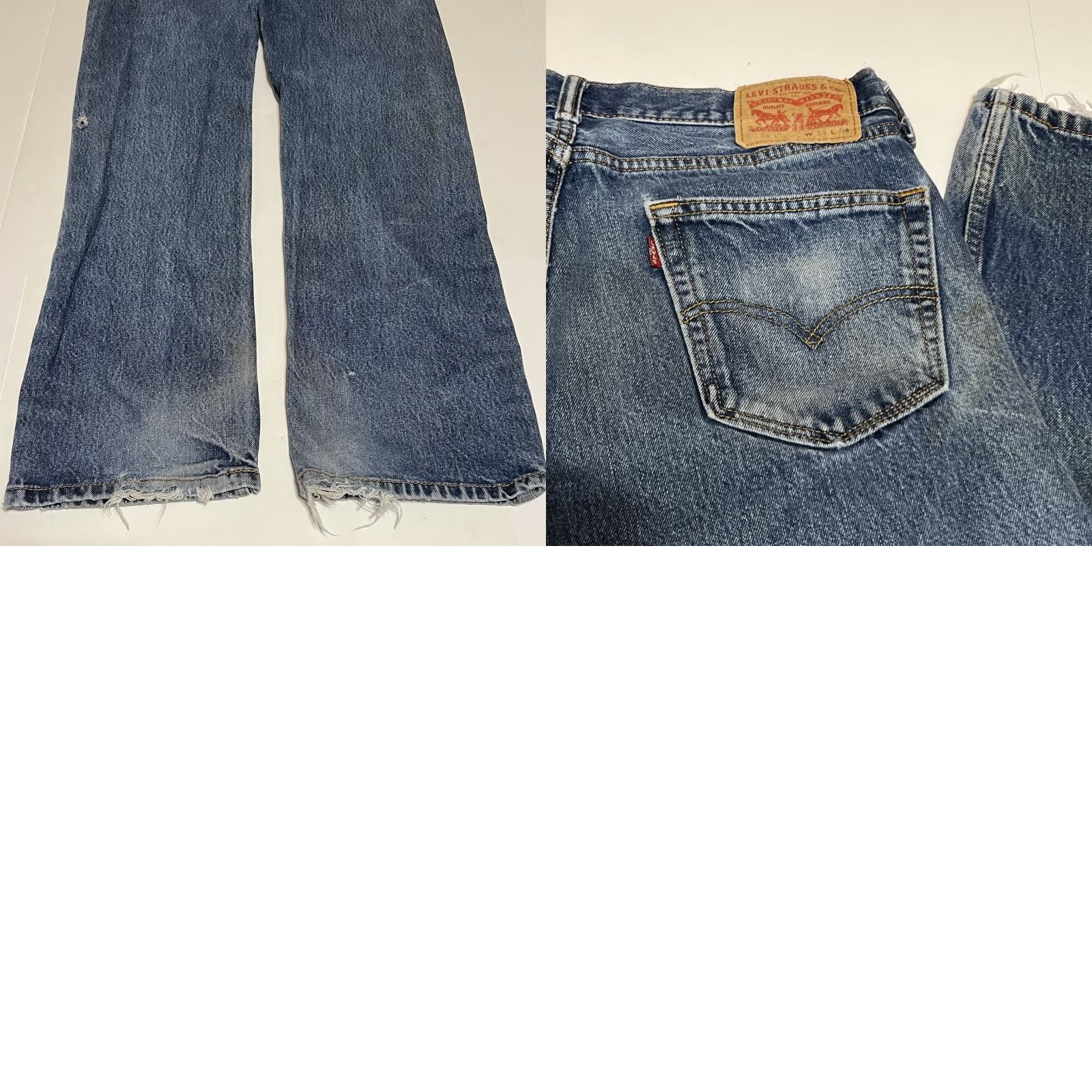 Levi's Levi's 505 Jeans Regular Distressed 34x32 34x34 5-Pocket Denim Blue Mens Casual Vintage? Size US 34 / EU 50 - 9 Thumbnail