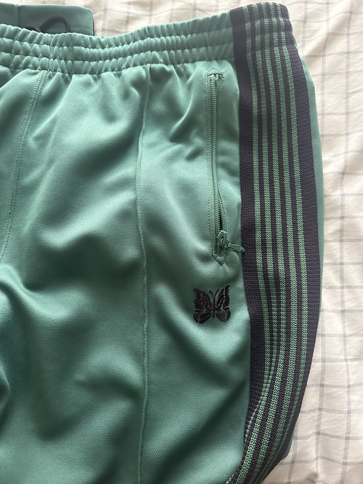 Needles Needles Green Narrow Sweatpants Size US 32 / EU 48 - 12 Thumbnail