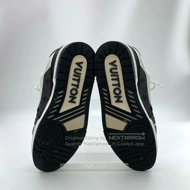 Louis Vuitton Louis Vuitton Trainer Black White Sneakers. Size US 8 / EU 41 - 5 Thumbnail