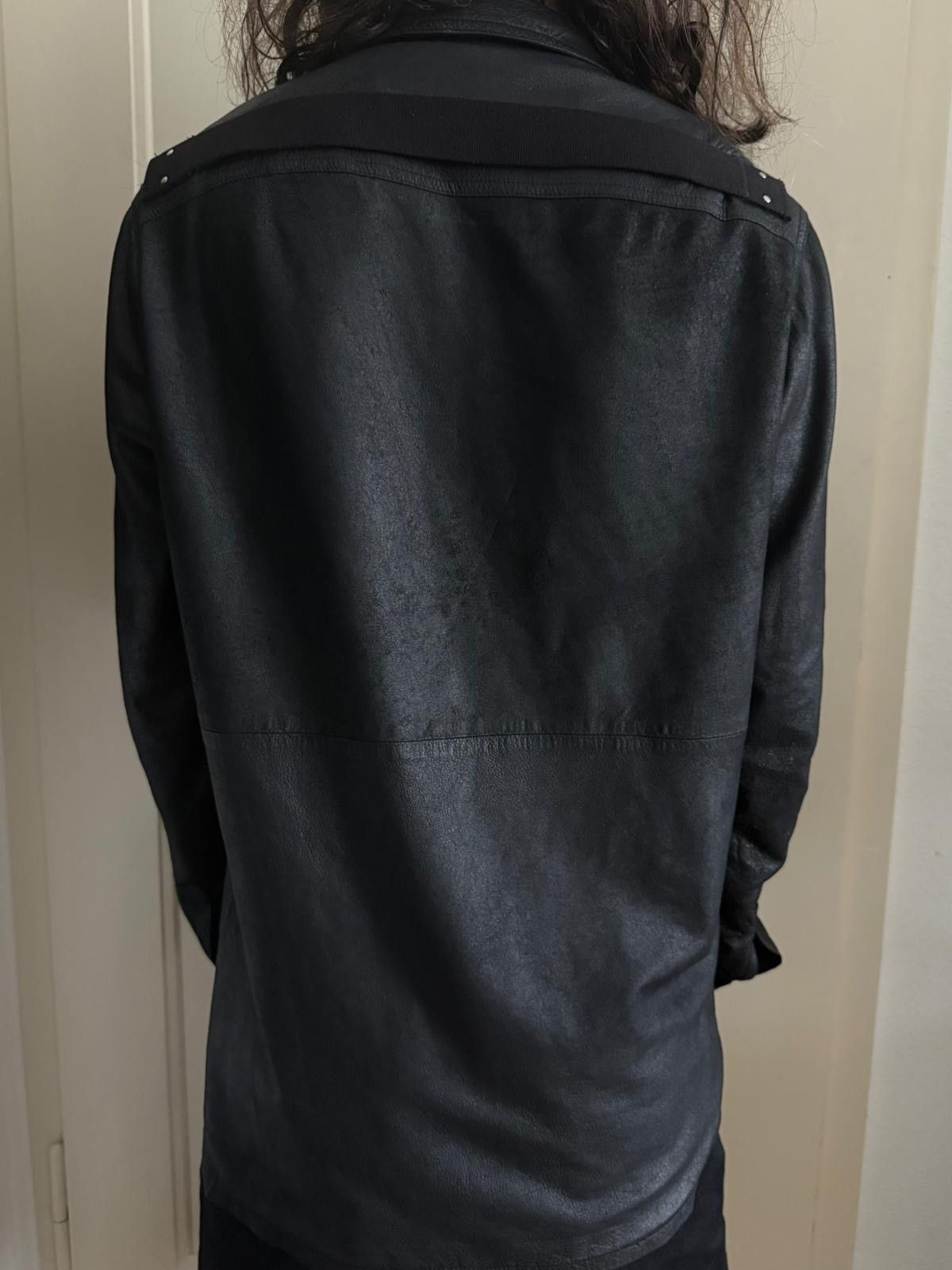 Rick Owens Blistered Leather Outhershirt Size US M / EU 48-50 / 2 - 9 Thumbnail