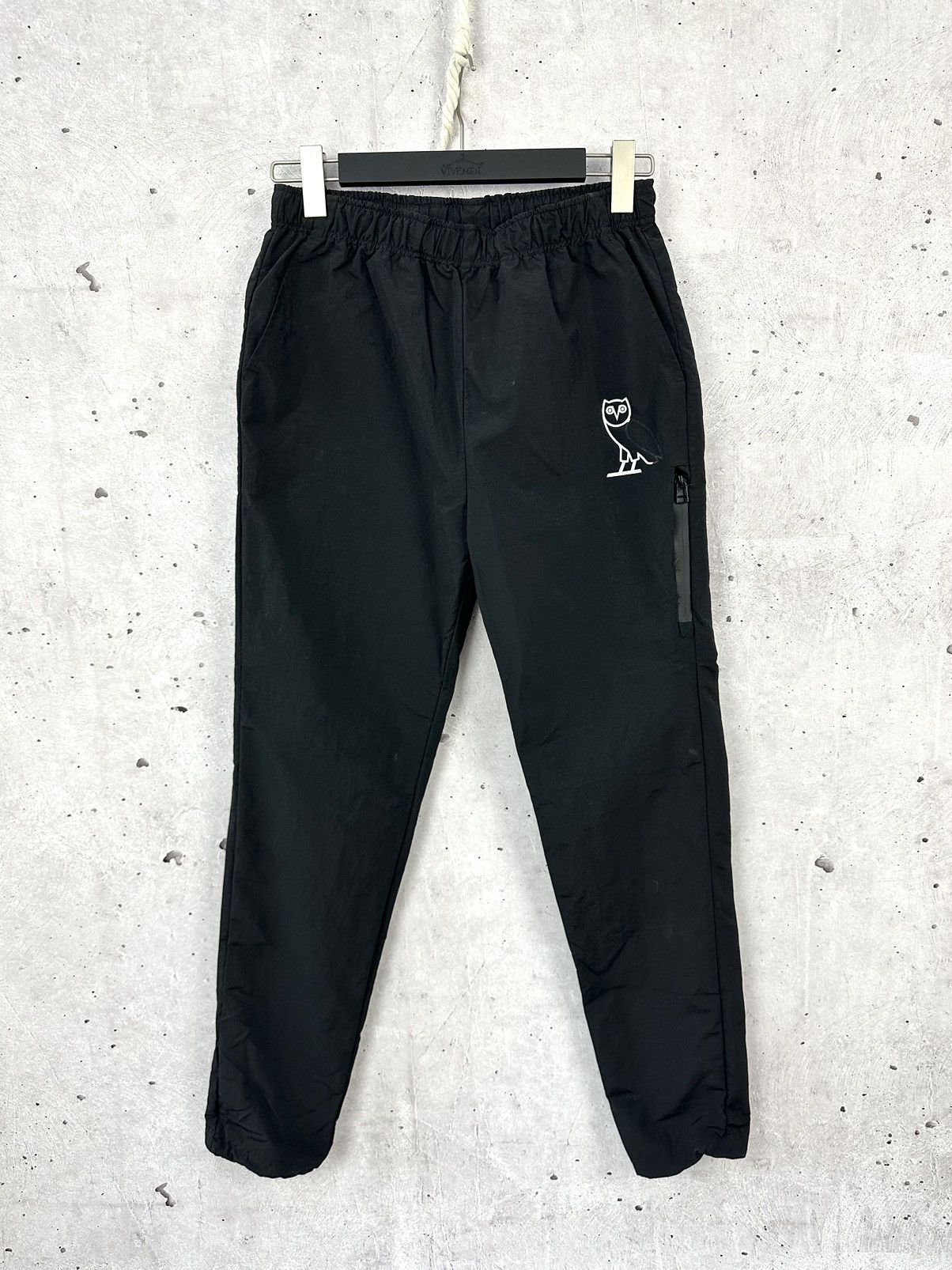 Drake × October's Very Own OVO October’s Very Own Black Nylon Joggers Pants Size US 30 / EU 46 - 1 Thumbnail
