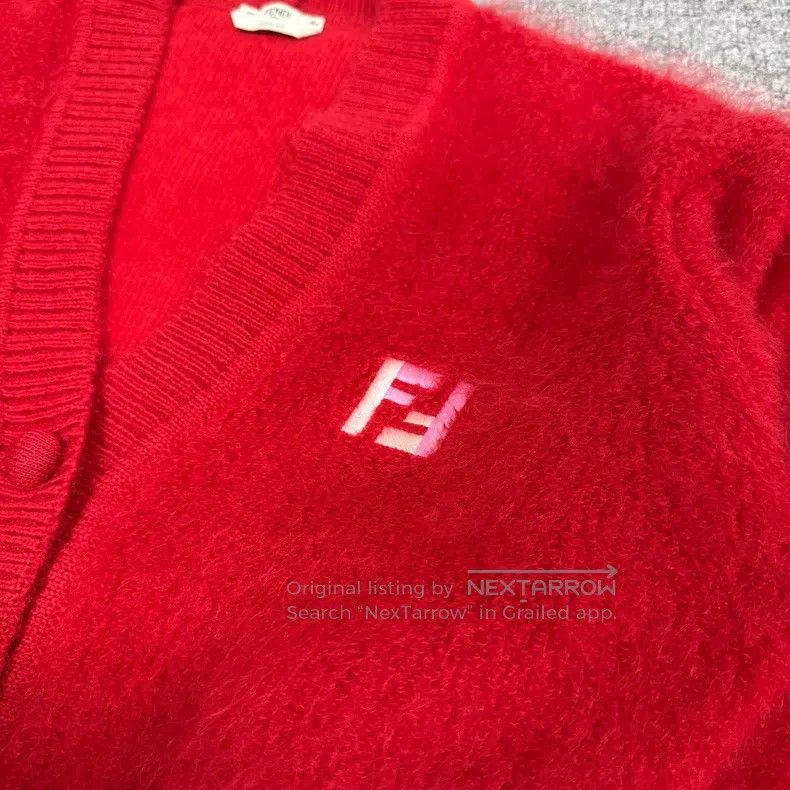 Fendi Fendi Double F Mohair Knit Cardigan Size XS / US 0-2 / IT 36-38 - 3 Thumbnail