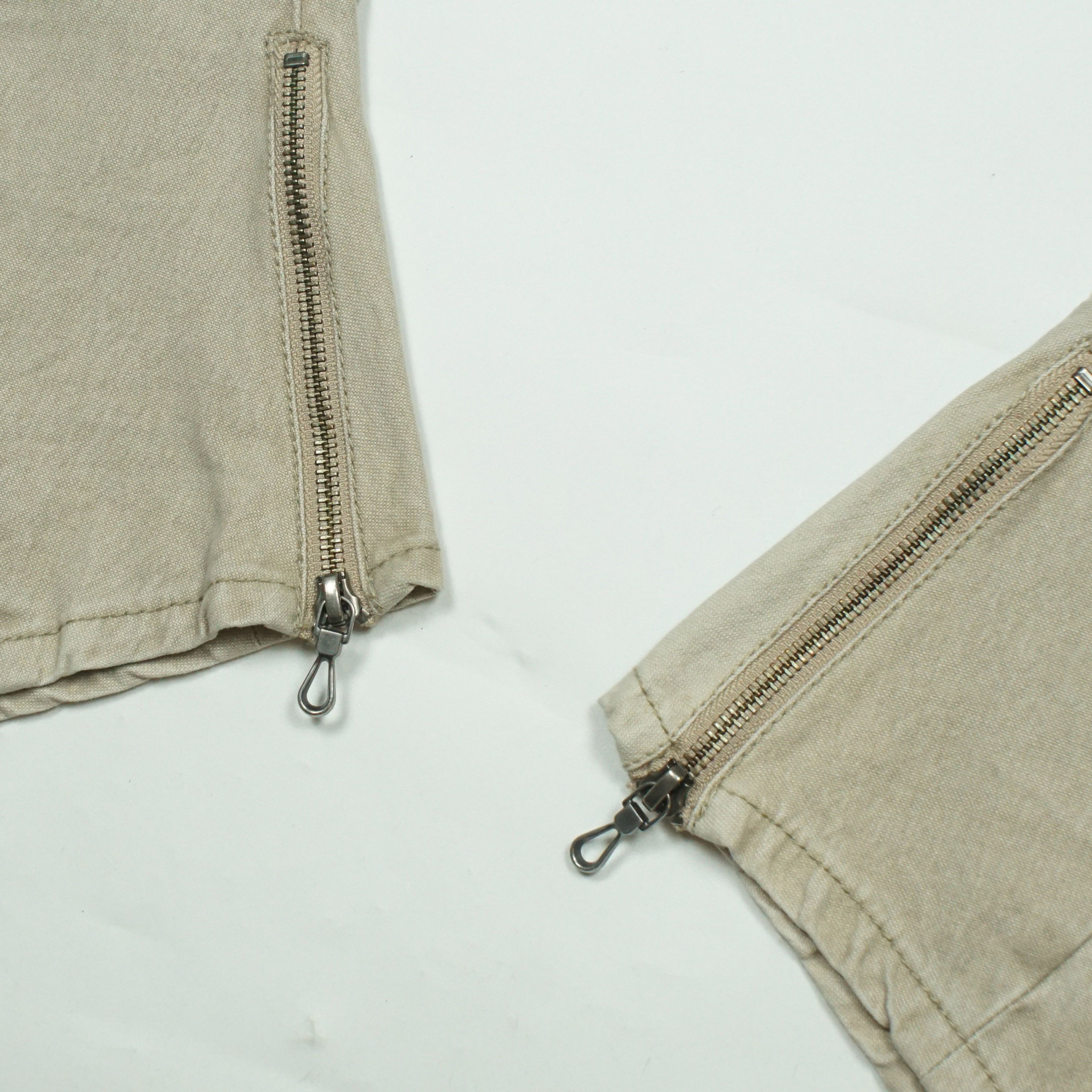 Gene Par Yukio Mishiba *NoTariff Yukio Mishiba Gene Par Banana Cut Zip Leg Pants Size US 34 / EU 50 - 10 Thumbnail