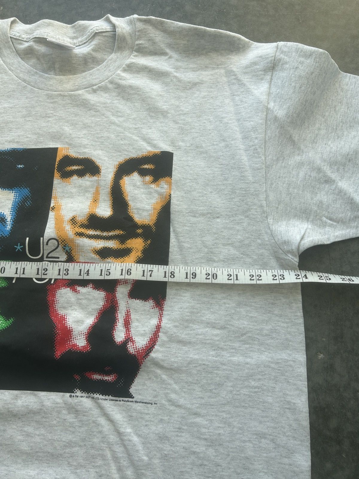 Band Tees × Vintage Vintage 1997 U2 Pop Graphic Tee Size US XL / EU 56 / 4 - 8 Thumbnail